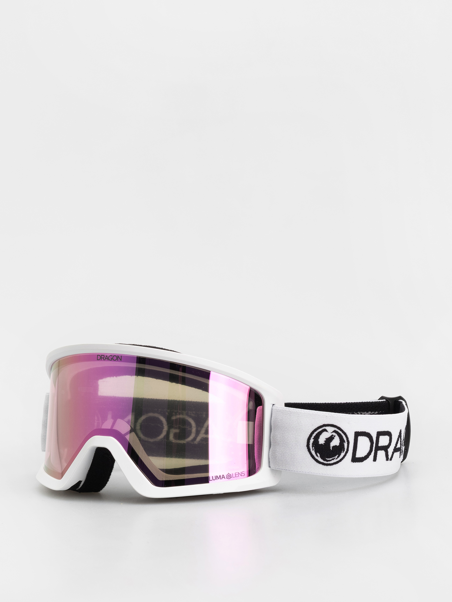 Snowboard szemüveg Dragon DX3 OTG (white/lumalens pink ion)