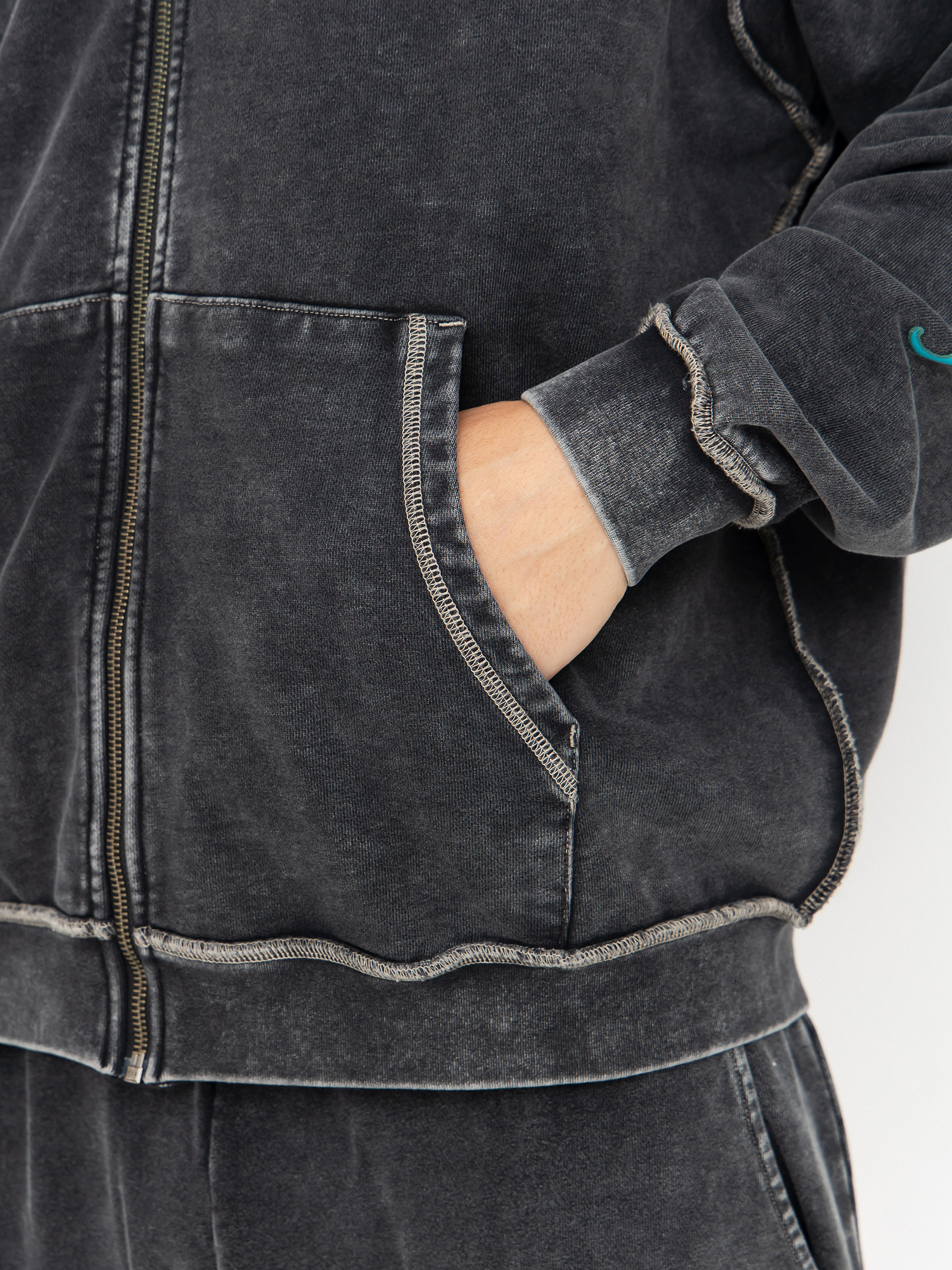 RipNDip Squabble Up HD Kapucnis pulóver (black vintage wash)