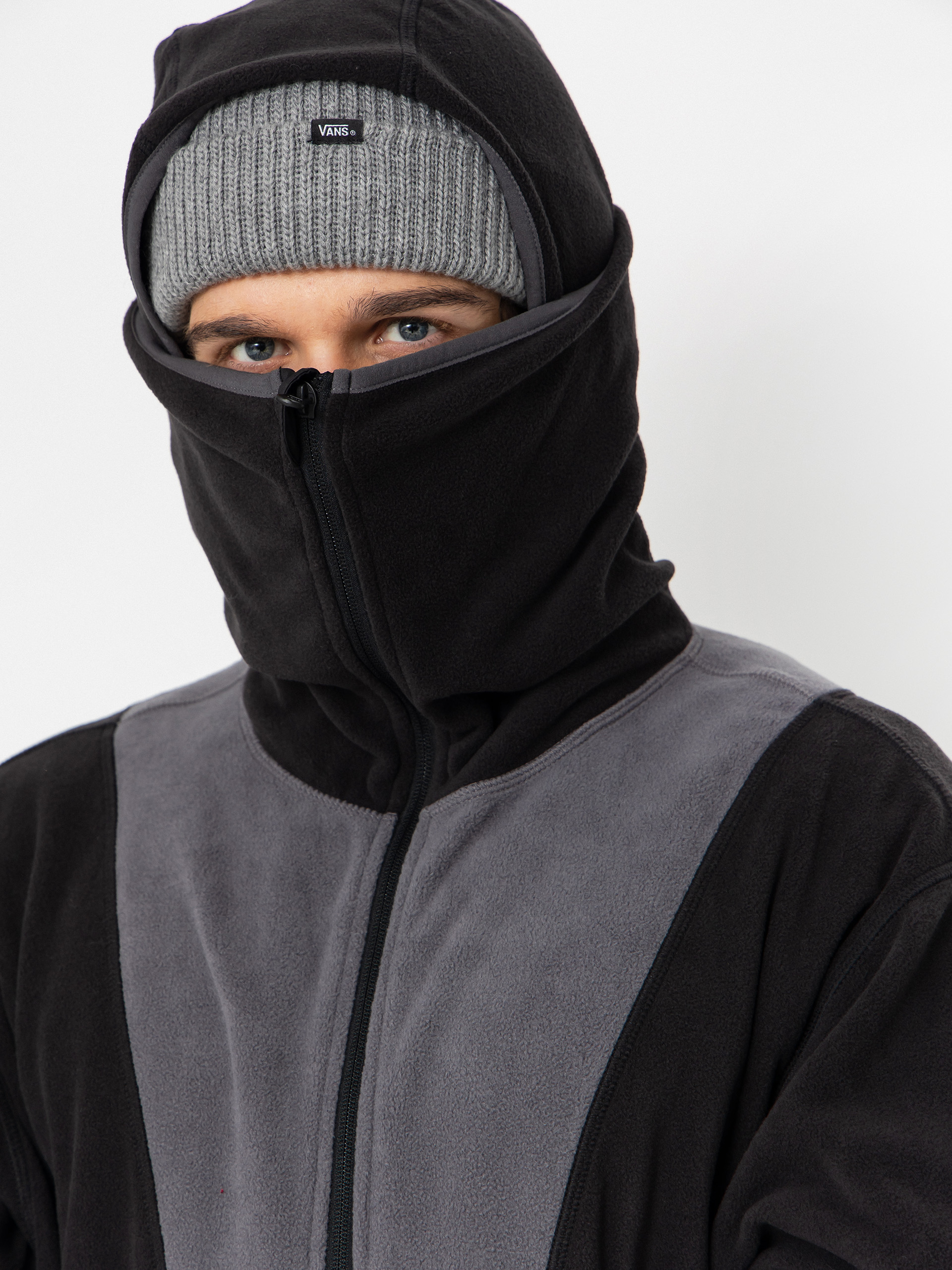 Férfi Vans Mte Warrens Balaclava Polár pulóver (black)