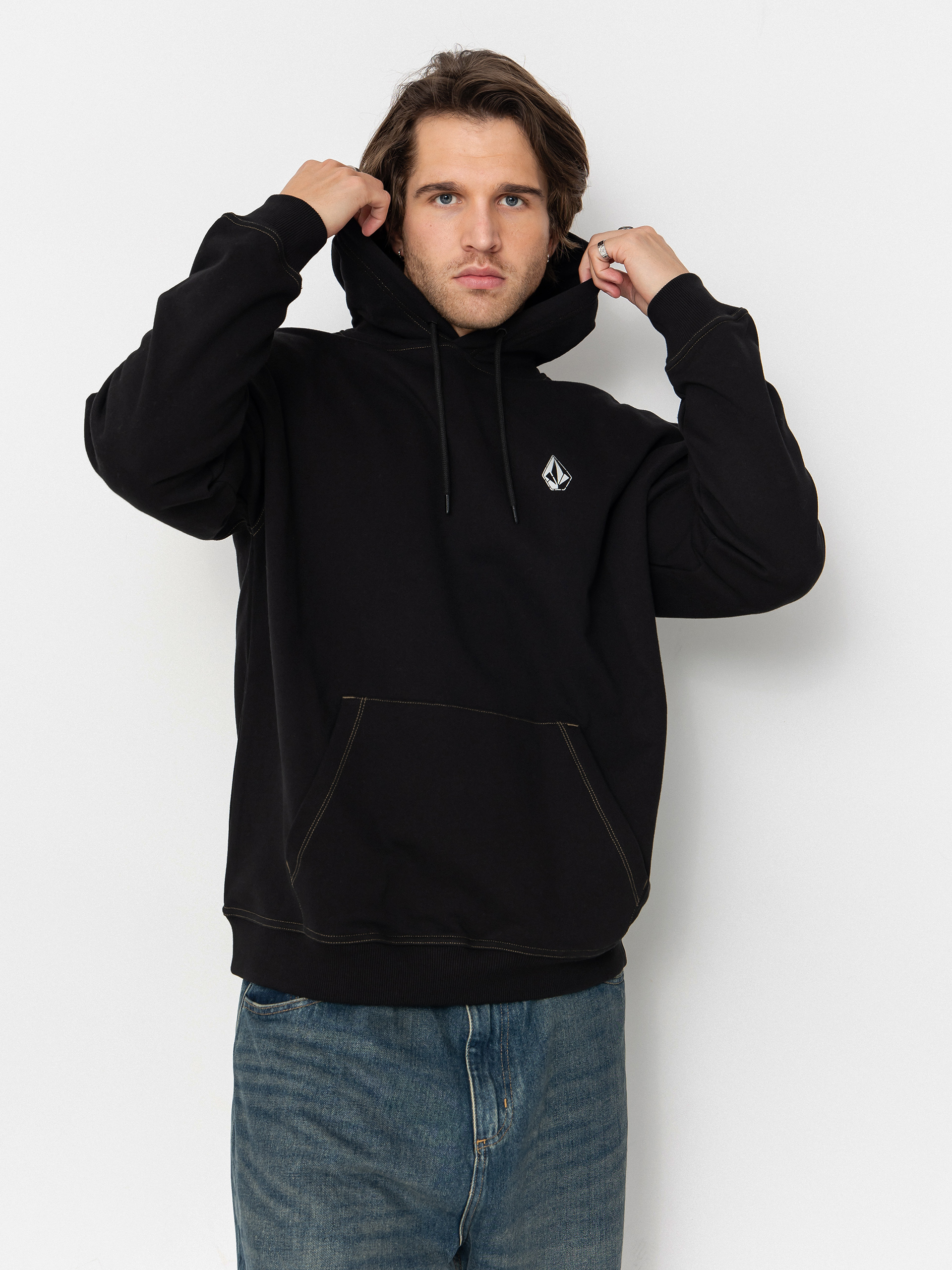 Volcom Skidder HD Kapucnis pulóver (black)
