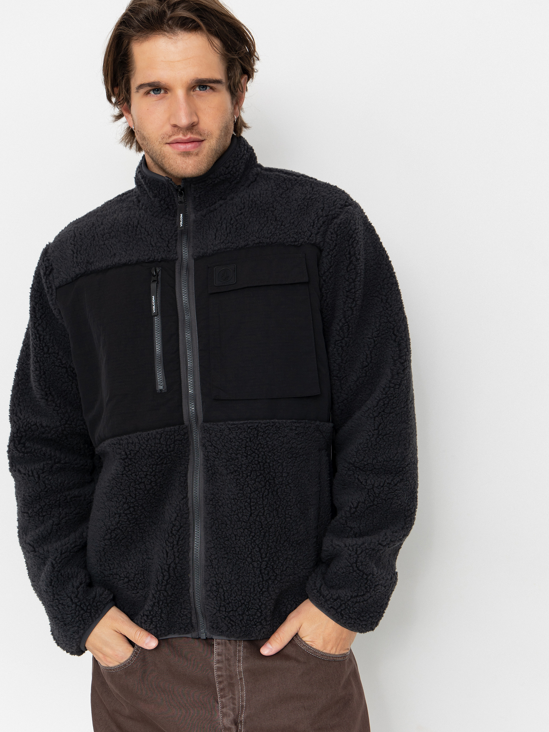 Kapucnis pulóver Volcom Storm Stone ZHD