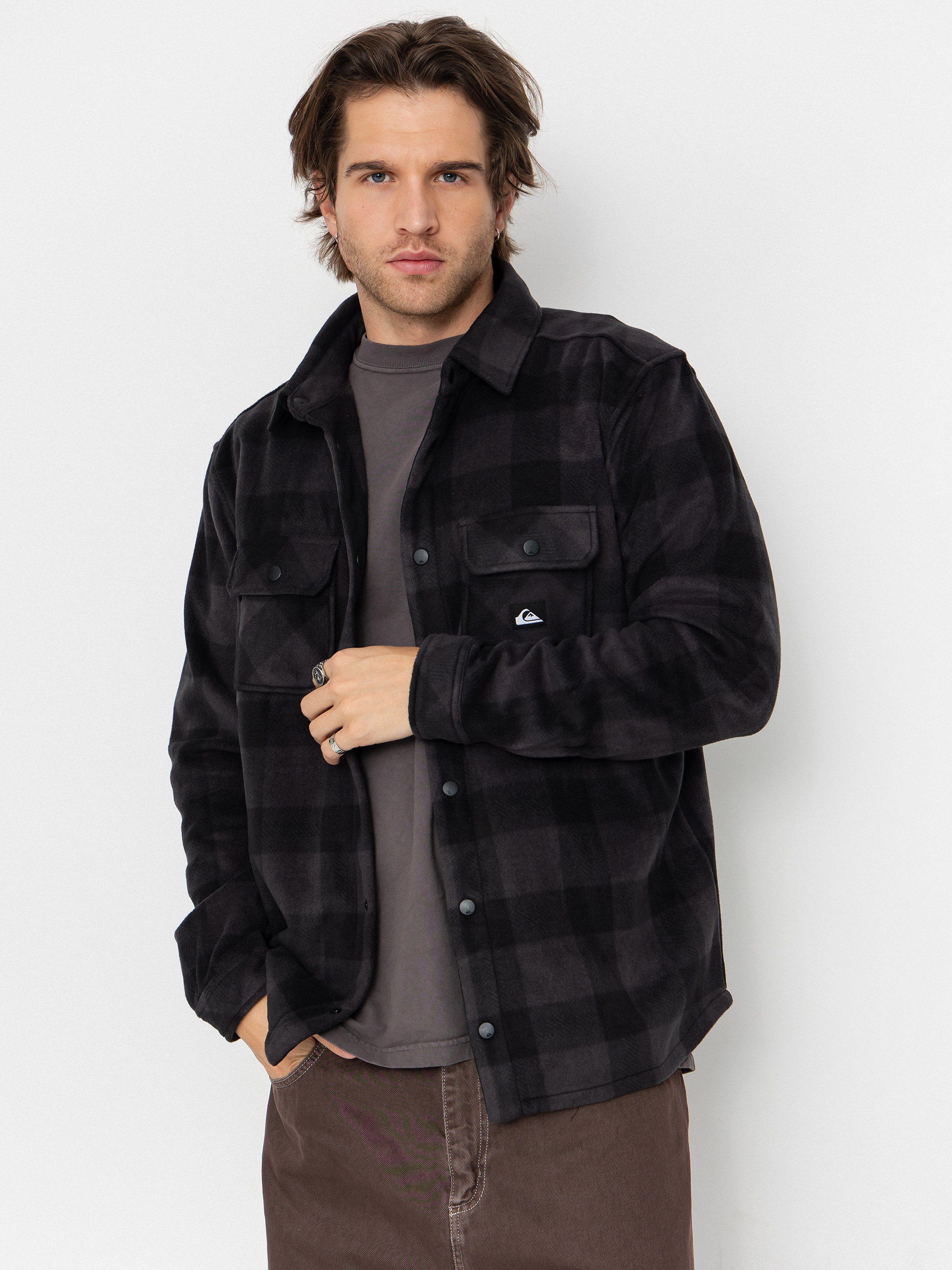 Ing Quiksilver Bering Strait Check (black northsea plaid)
