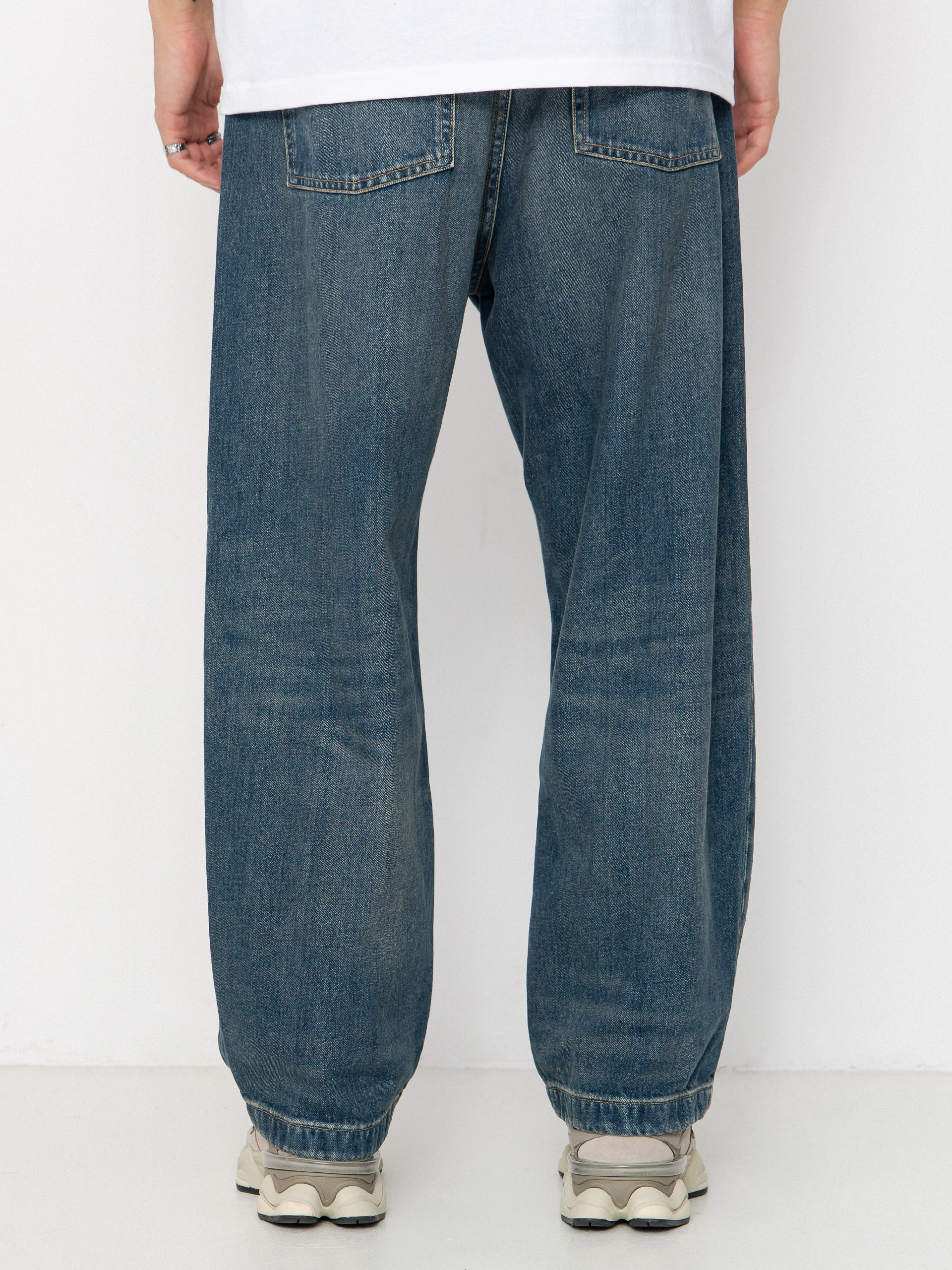 Kisnadrág Carhartt WIP Brandon (blue/worn used wash)