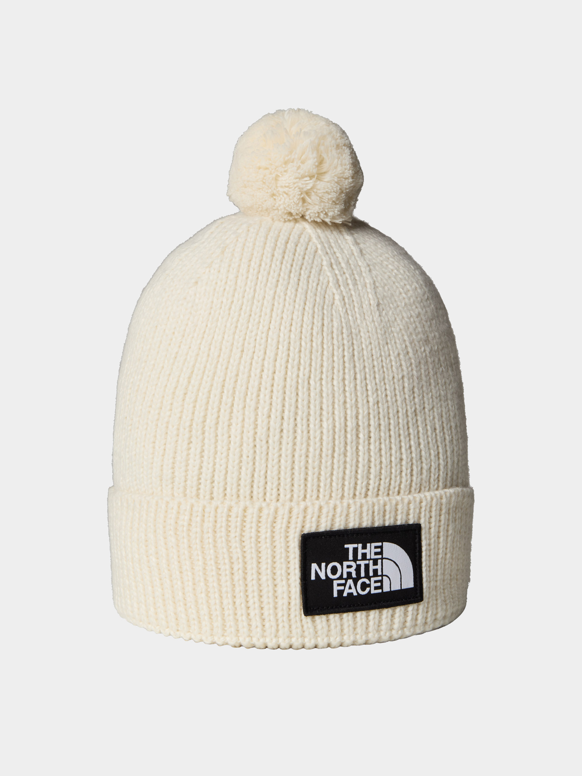 Sapka The North Face Tnf Logo Box Pom (white dune)