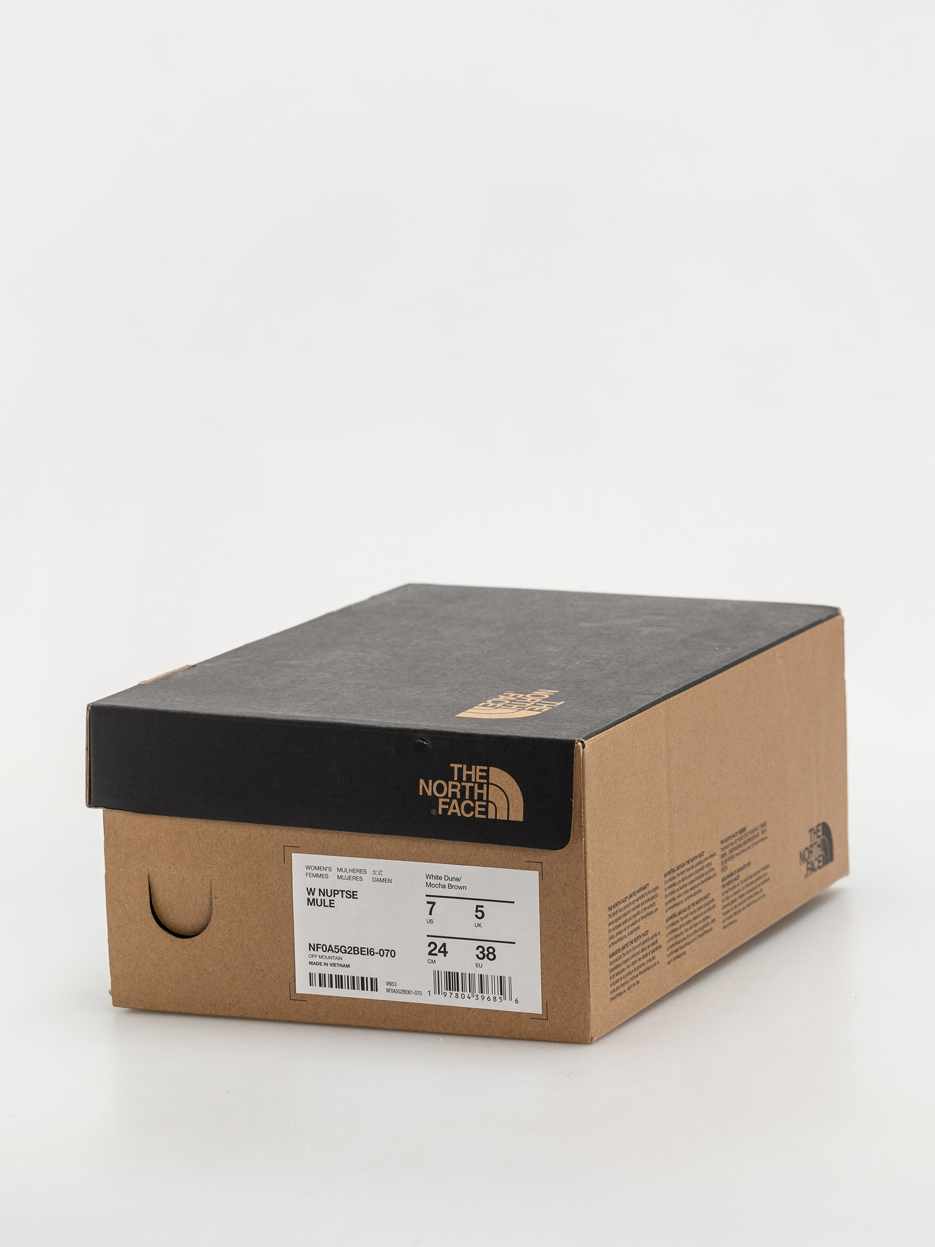 Cipők The North Face Nuptse Mule Wmn (white dune/mocha brown)