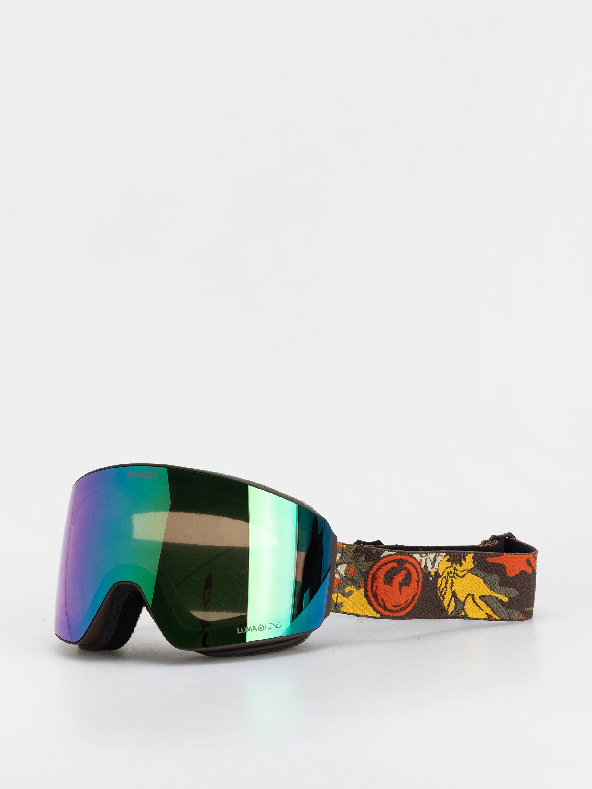 Snowboard szemu00fcveg Dragon PXV (leafycamo/lumalens green ion+lumalens violet)