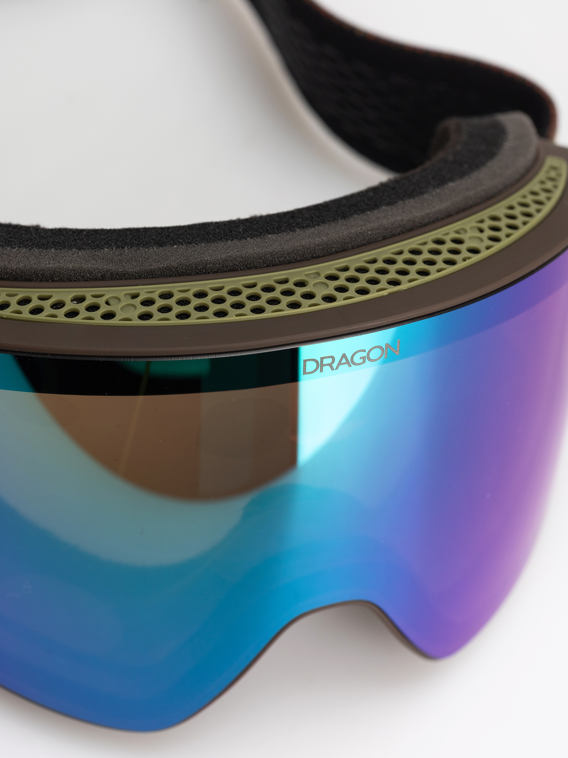 Snowboard szemüveg Dragon PXV (leafycamo/lumalens green ion+lumalens violet)