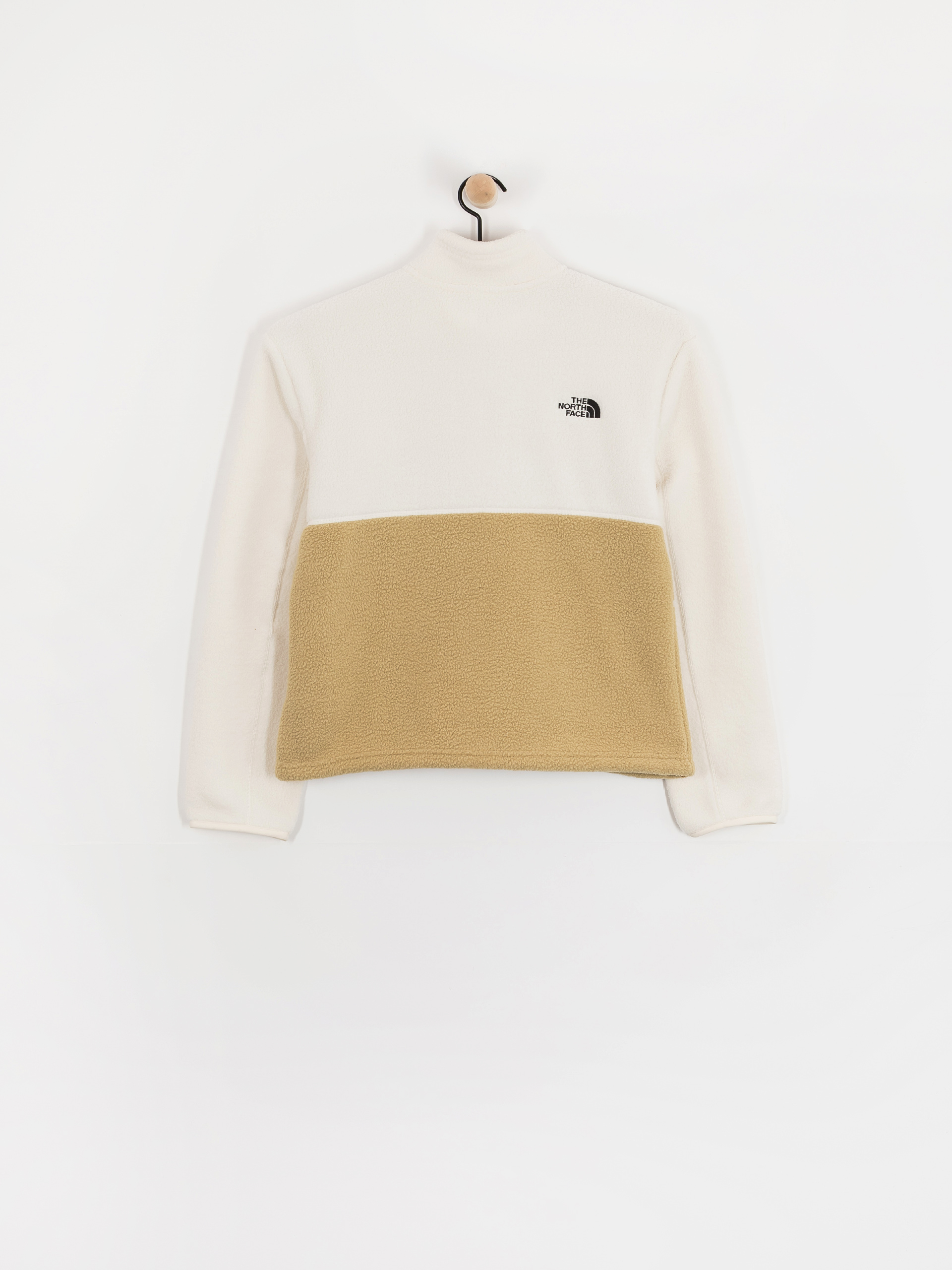 Férfi The North Face Yumiori 1/4 Zip Polár pulóver (khaki stone/white dune/)
