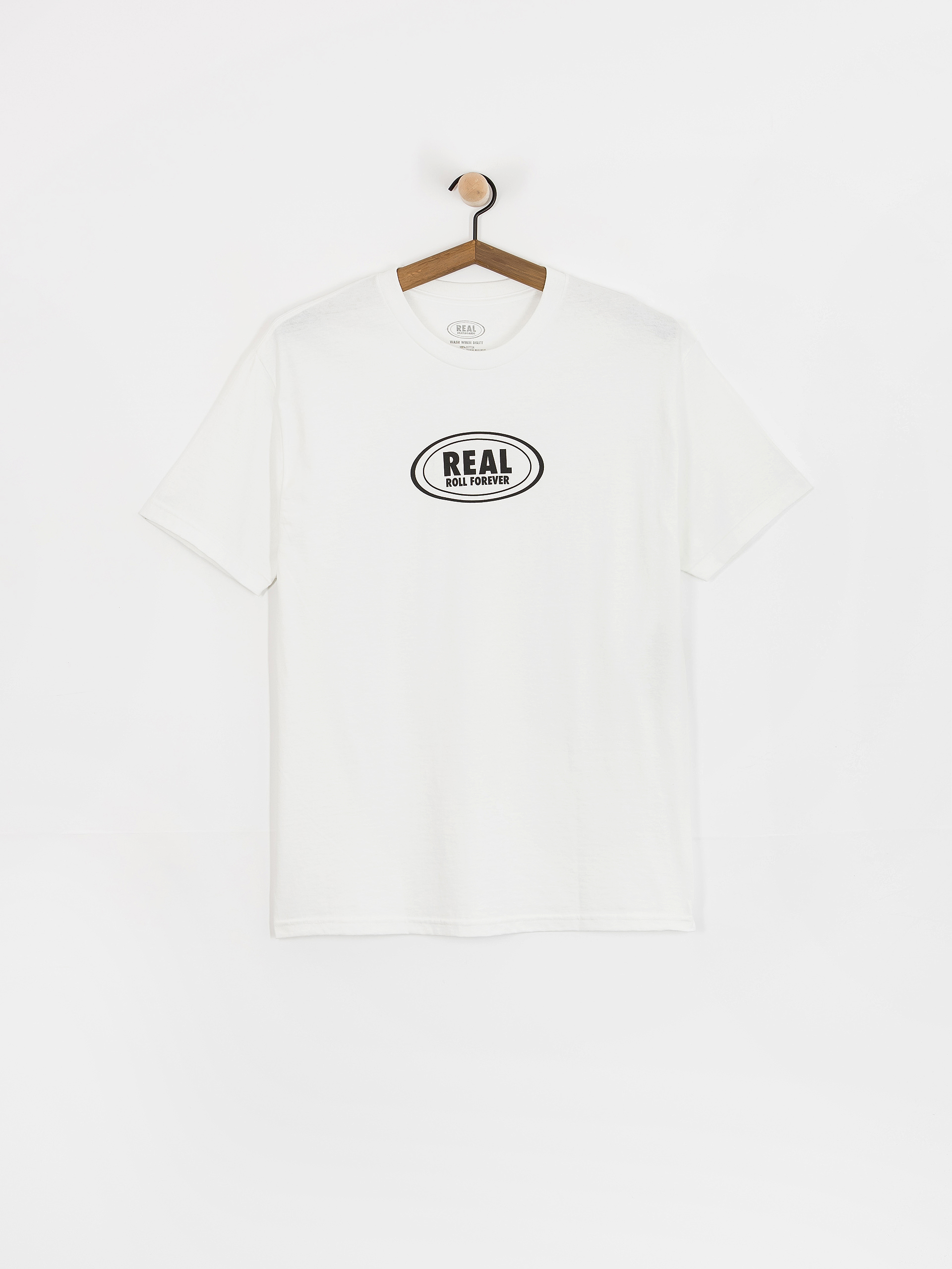 Real Roll Forever Póló (white w/black print)