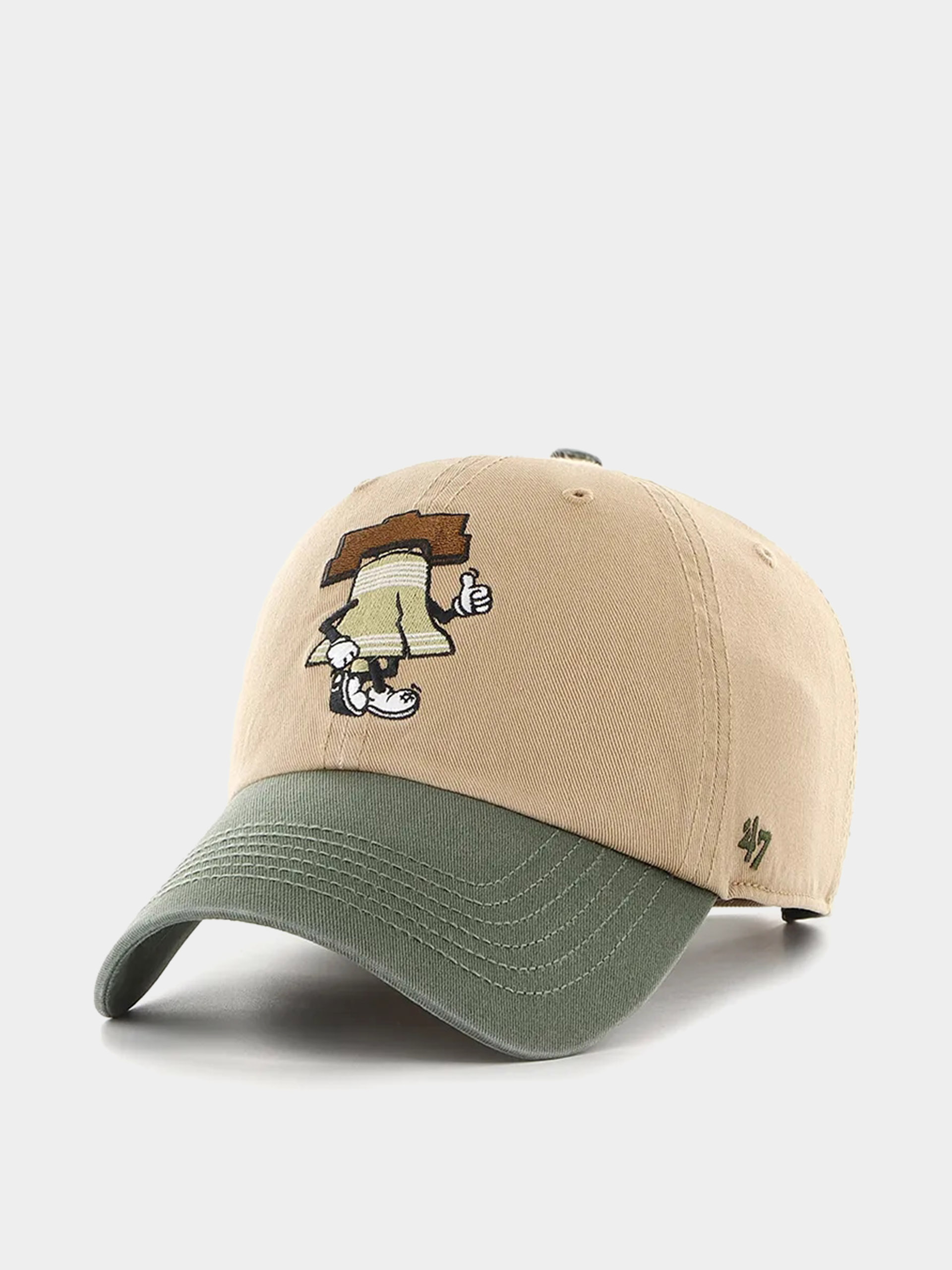 Baseball sapka 47 Brand MLB Philadelphia Phillies Cartoon Icon (khaki)