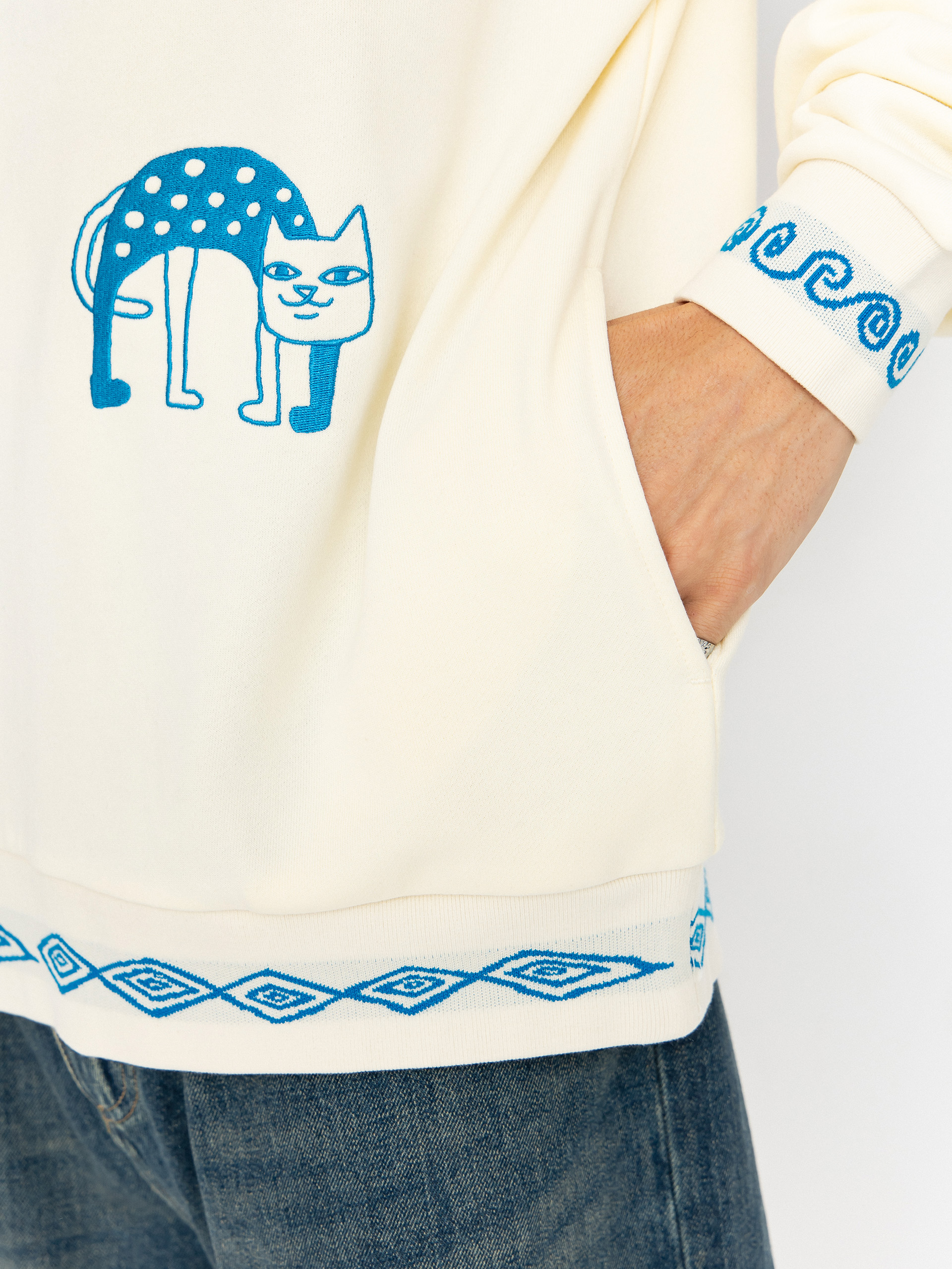 RipNDip Blonded HD Kapucnis pulóver (off white)