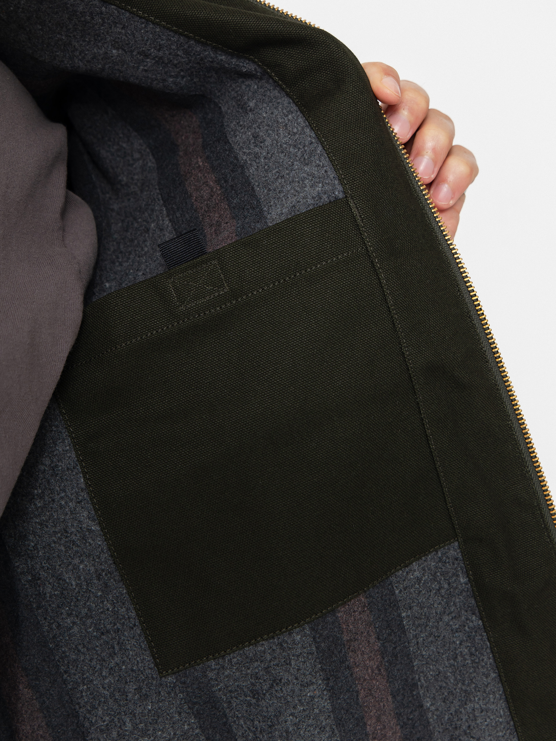 Dzseki Carhartt WIP Detroit (olive/black/rigid)