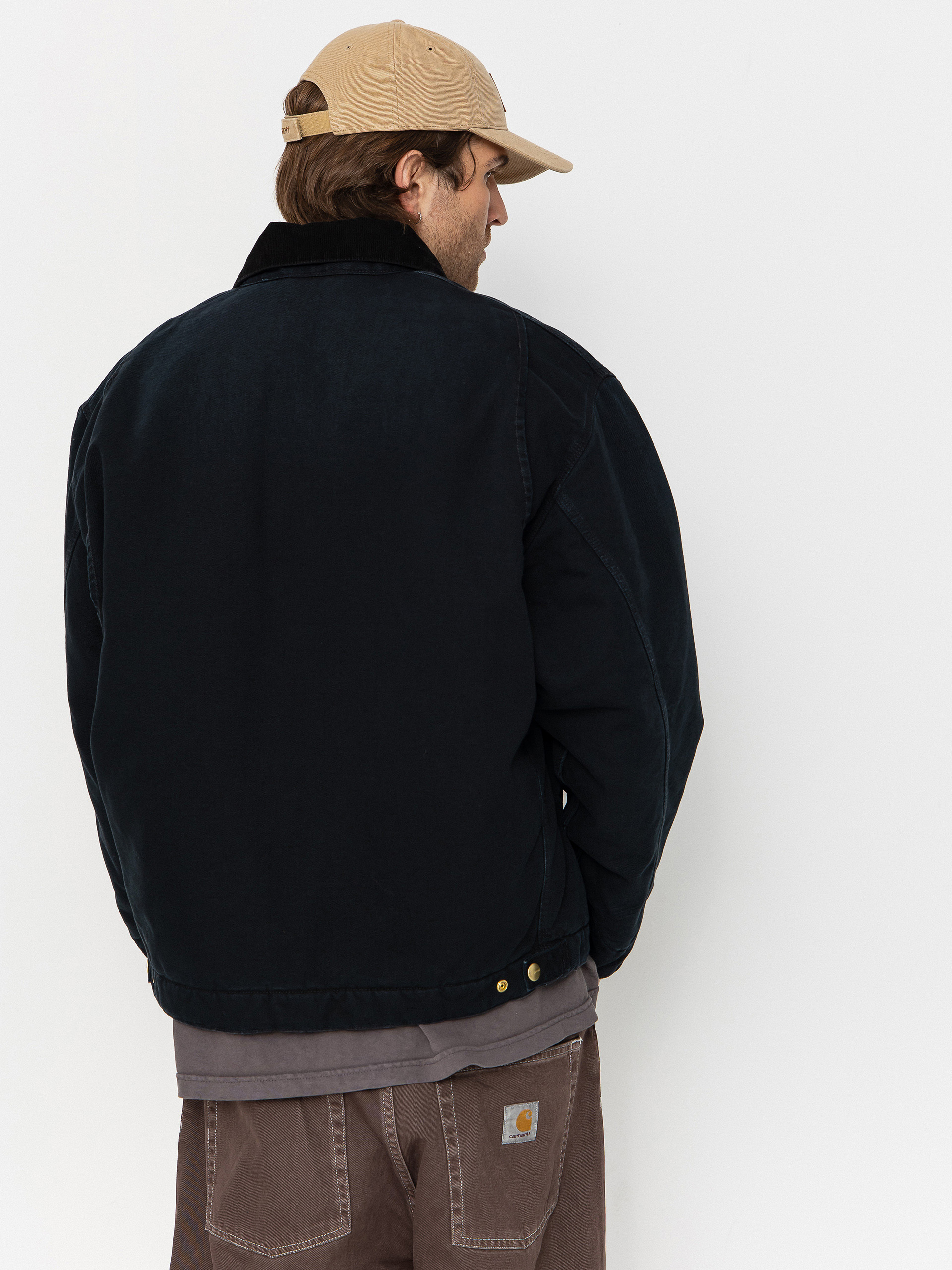 Dzseki Carhartt WIP OG Detroit (black/black/stone canvas)