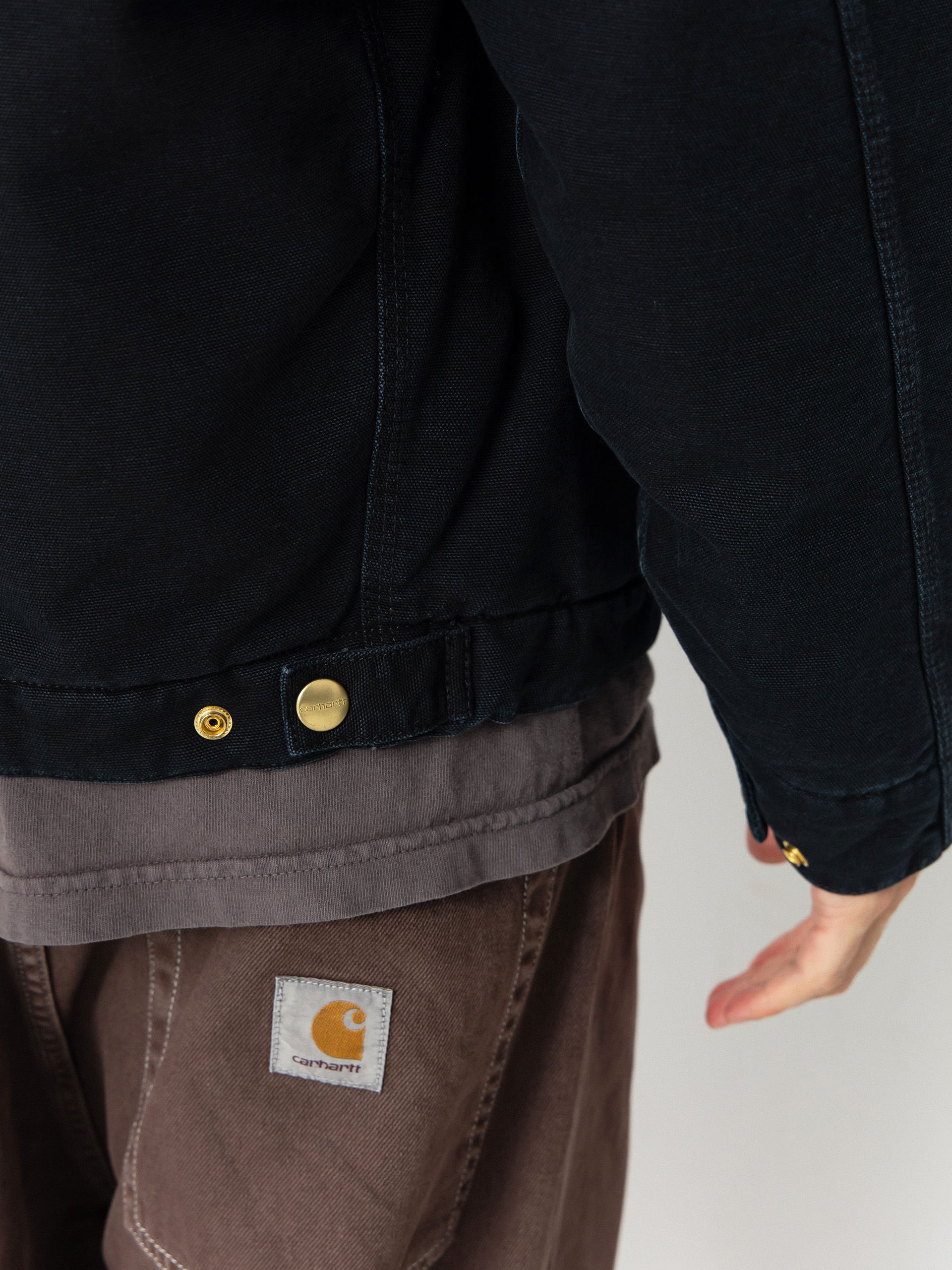 Dzseki Carhartt WIP OG Detroit (black/black/stone canvas)