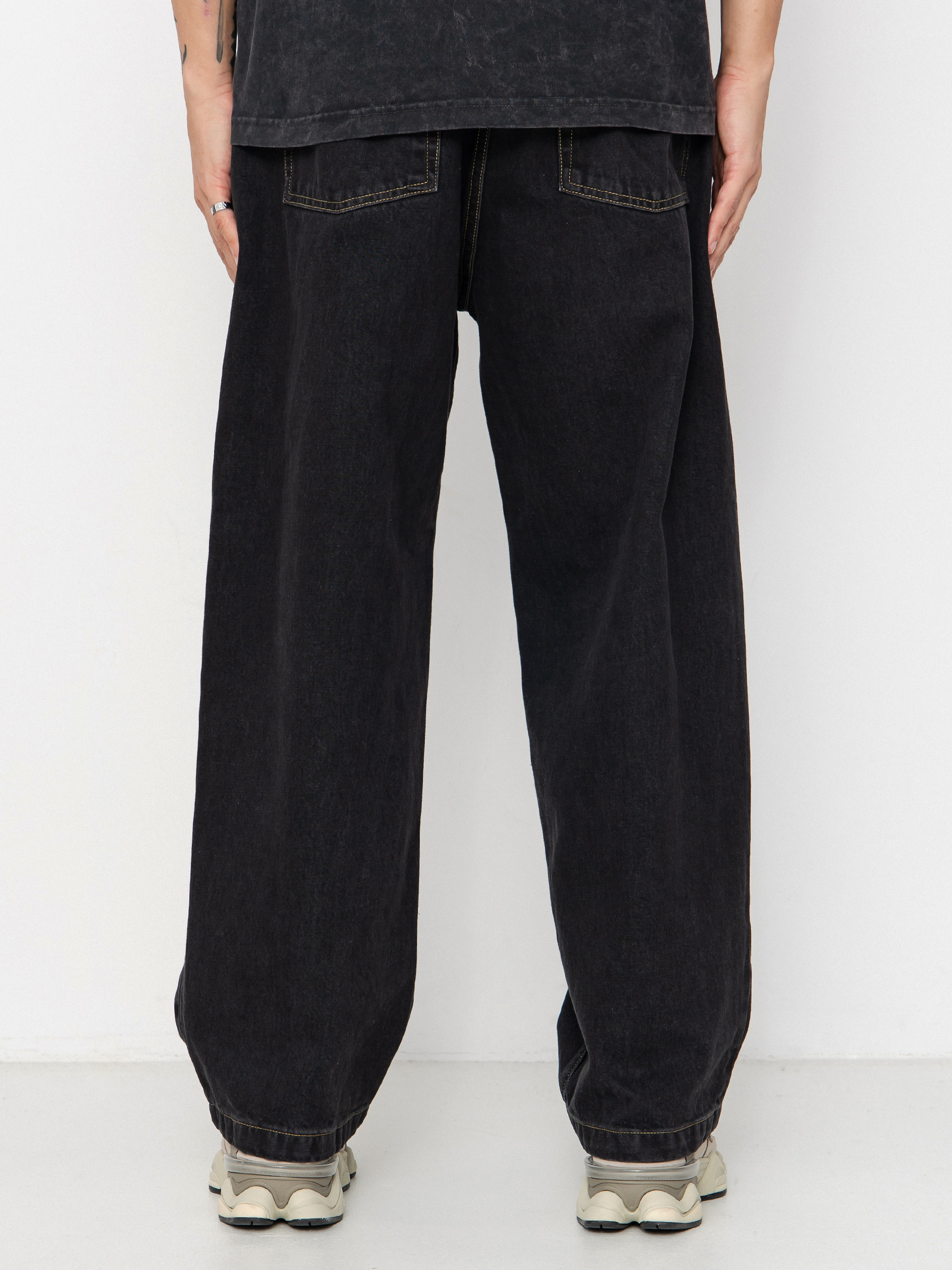 Carhartt WIP Brandon Kisnadrág (black/stone washed)