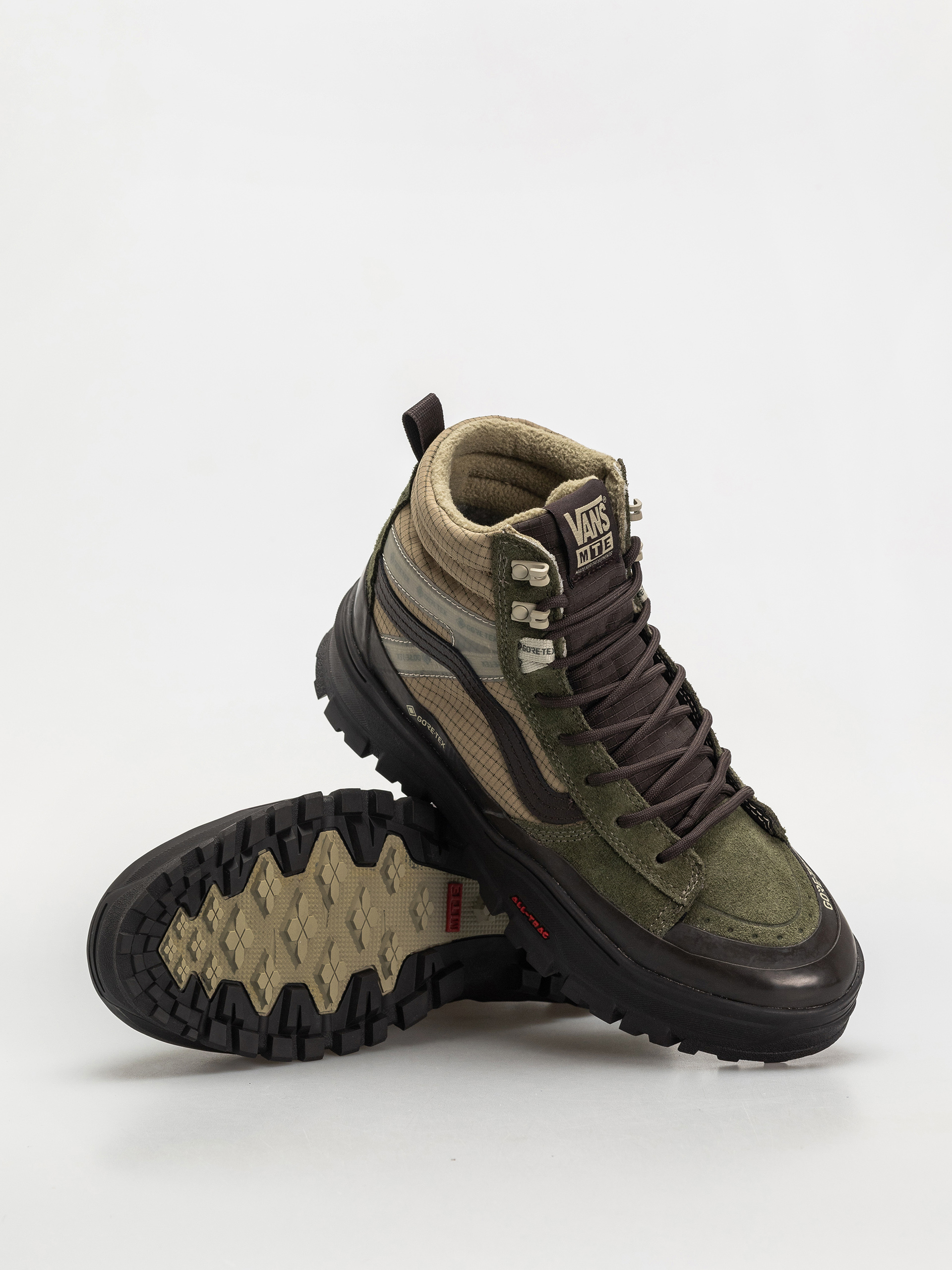 Vans Mte Sk8 Hi Gore Tex Insulated Cipők (dark green/dark brown)