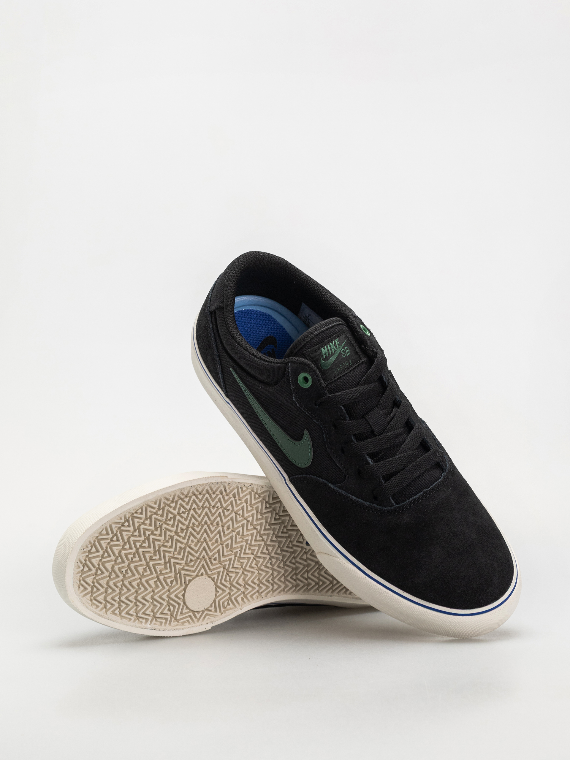 Nike SB Chron 2 Cipők (black/fir sail racer blue)