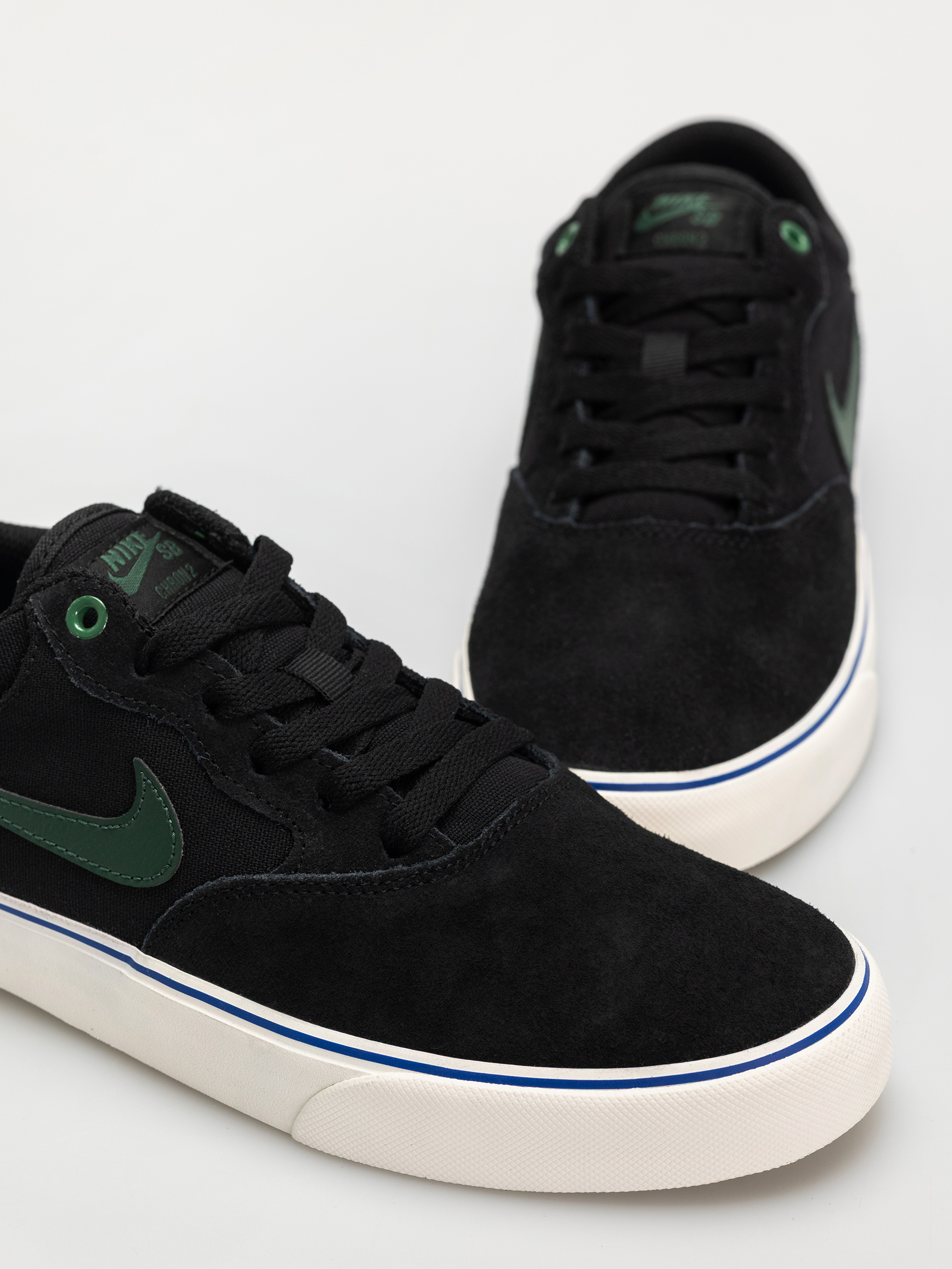 Nike SB Chron 2 Cipők (black/fir sail racer blue)