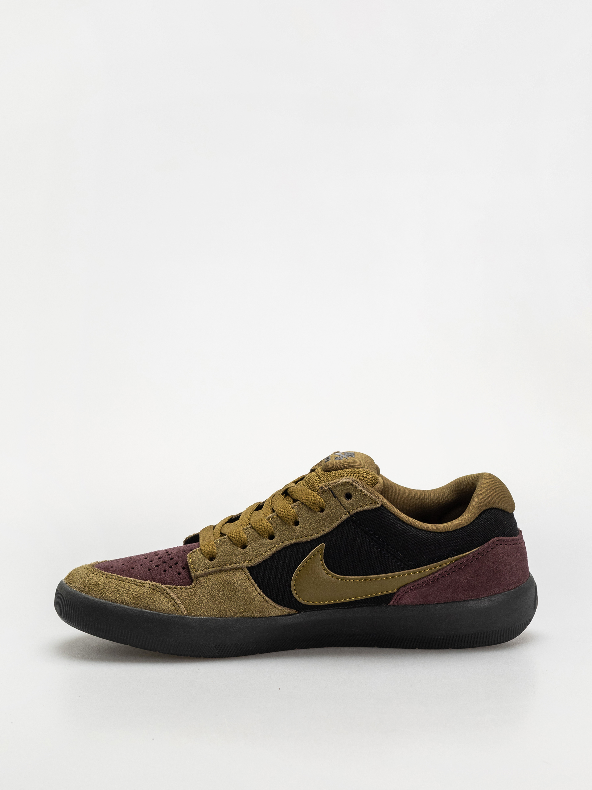 Nike SB Force 58 Cipők (black/olive flak burgundy crush off noir)