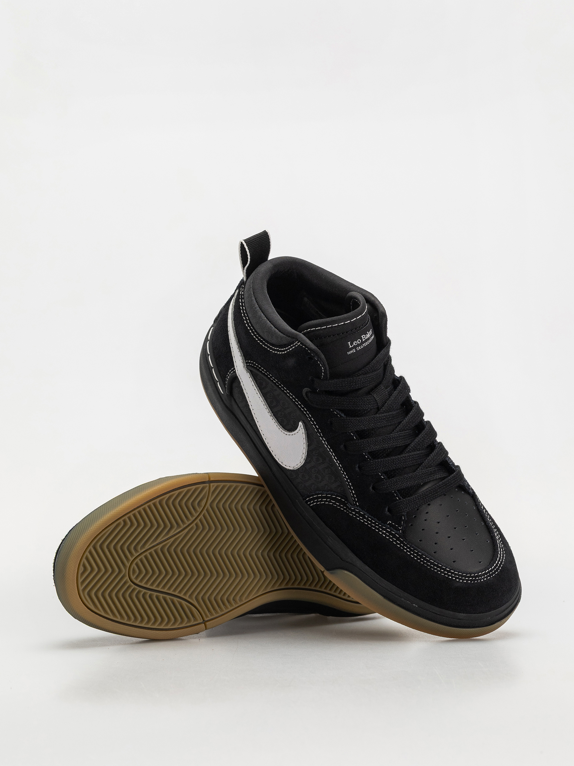 Cipők Nike SB React Leo (black/white black gum light brown)