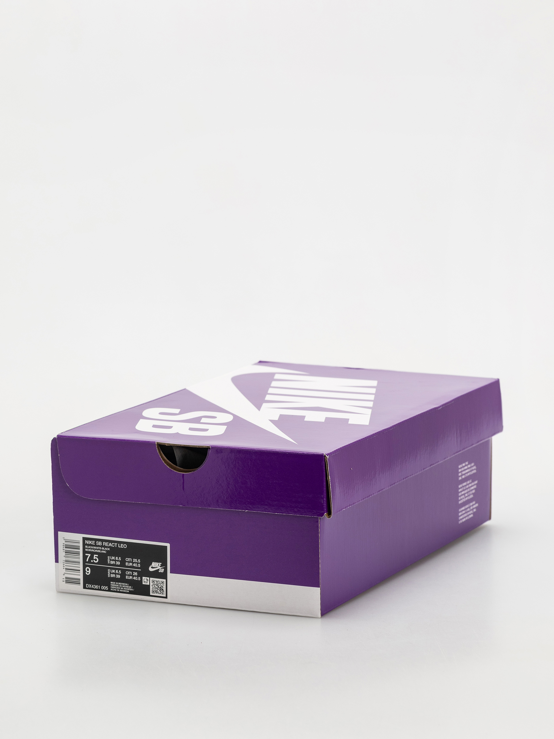 Cipők Nike SB React Leo (black/white black gum light brown)