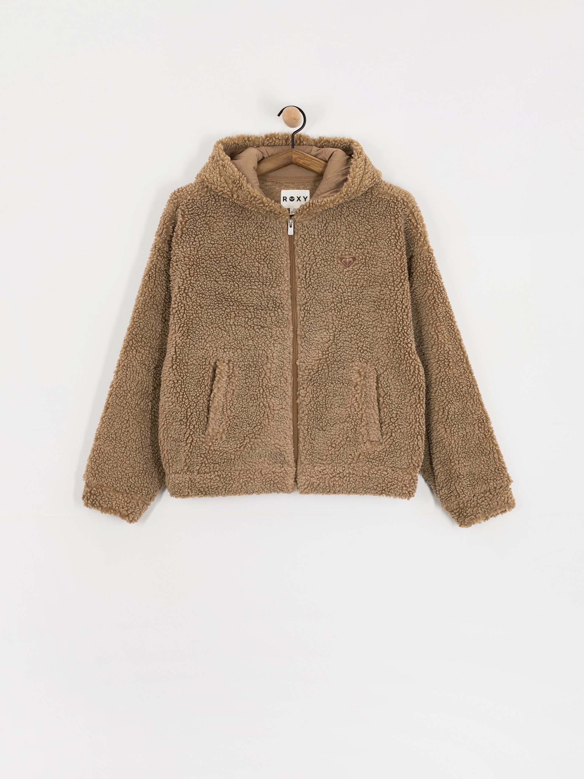 Női Roxy City Track Polár pulóver (woodsmoke)