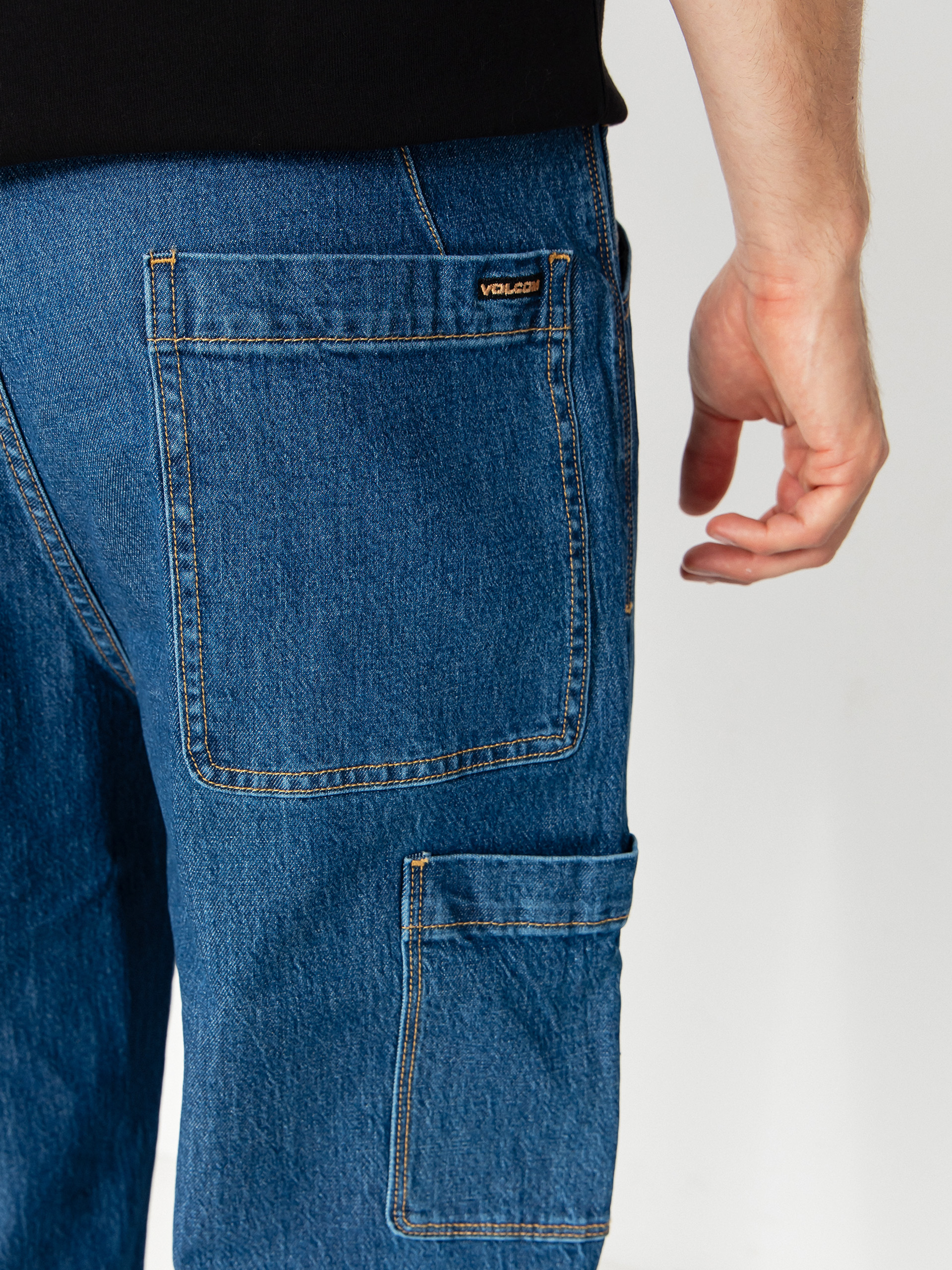 Volcom Kraftsman II Denim Kisnadrág (bold blue)