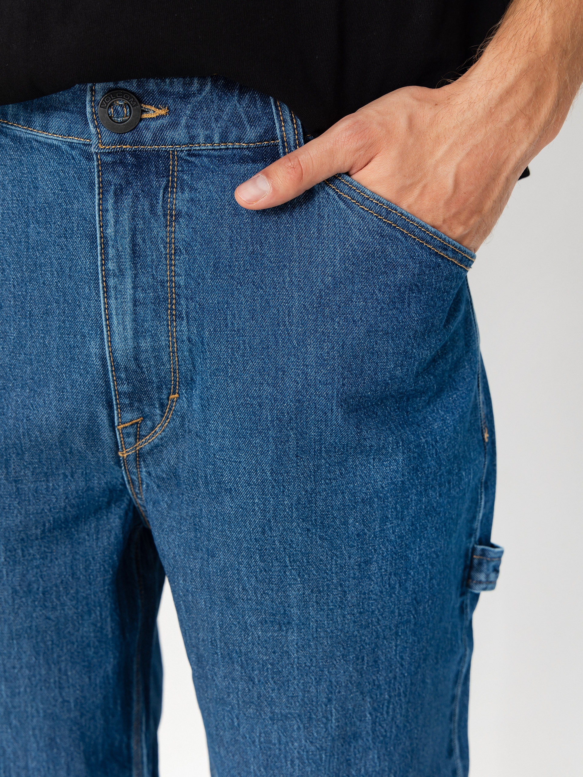 Volcom Kraftsman II Denim Kisnadrág (bold blue)