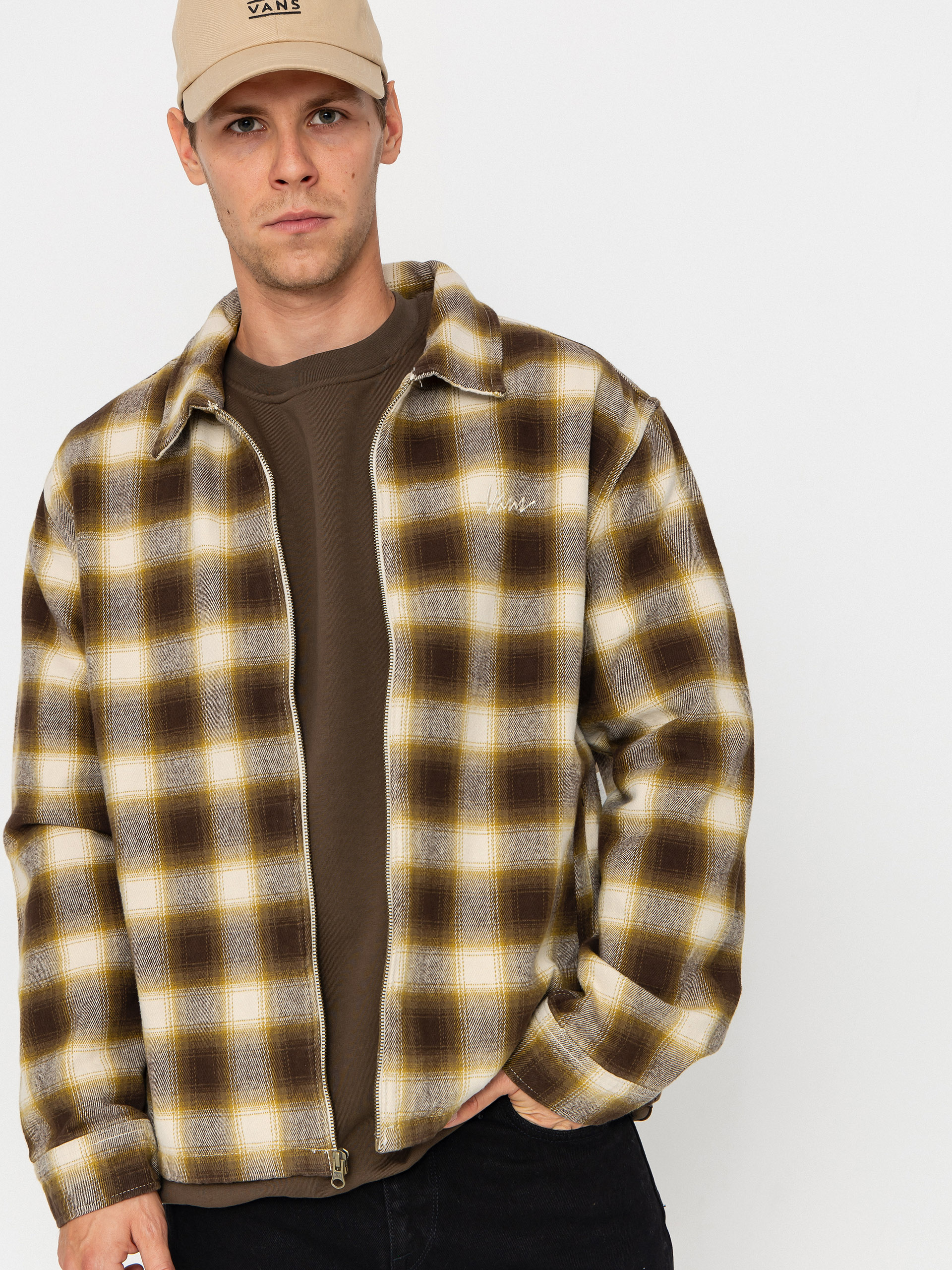 Vans Crestmont Plaid Shacket Ing (oatmeal)