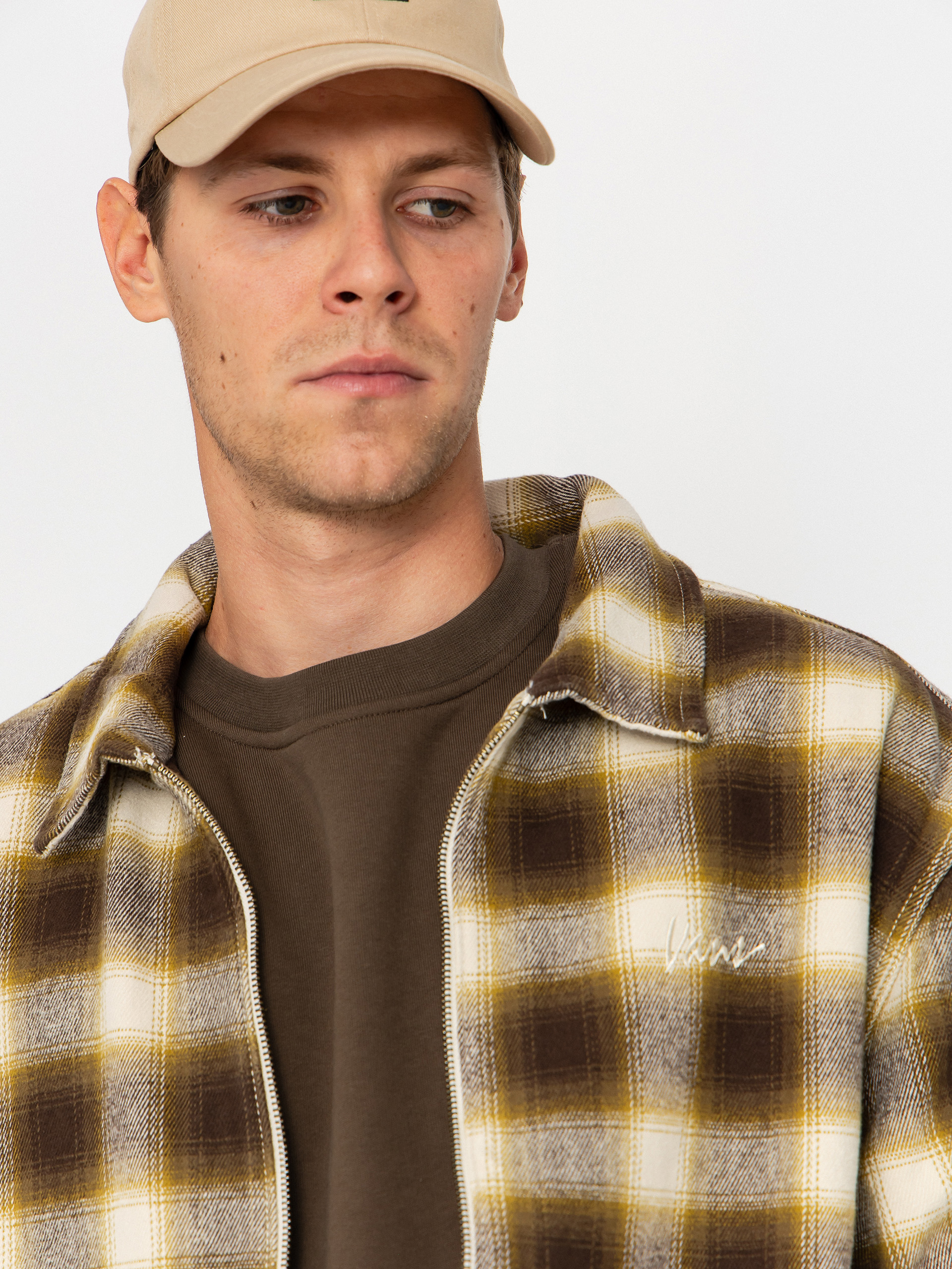 Vans Crestmont Plaid Shacket Ing (oatmeal)
