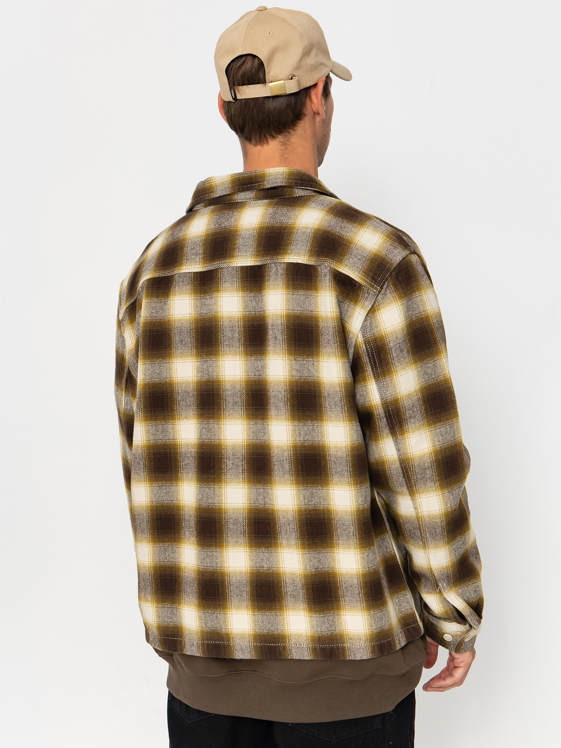 Vans Crestmont Plaid Shacket Ing (oatmeal)
