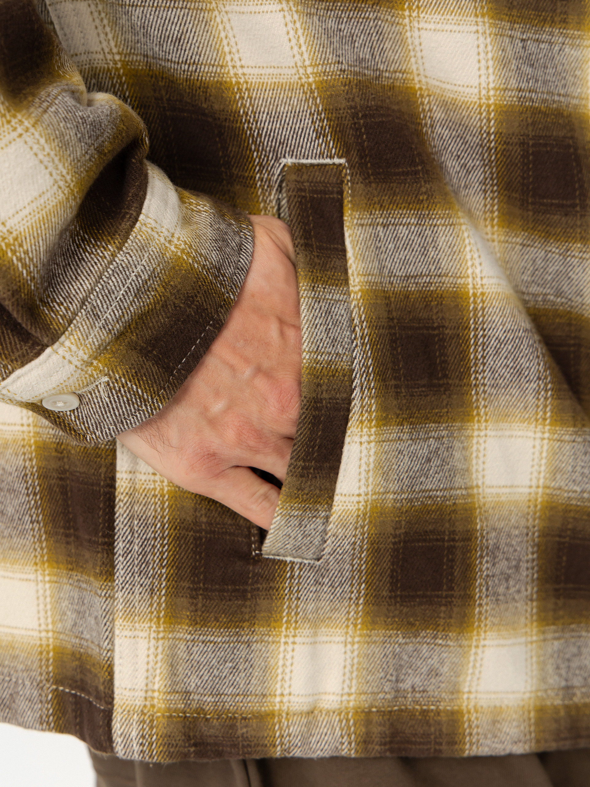 Vans Crestmont Plaid Shacket Ing (oatmeal)