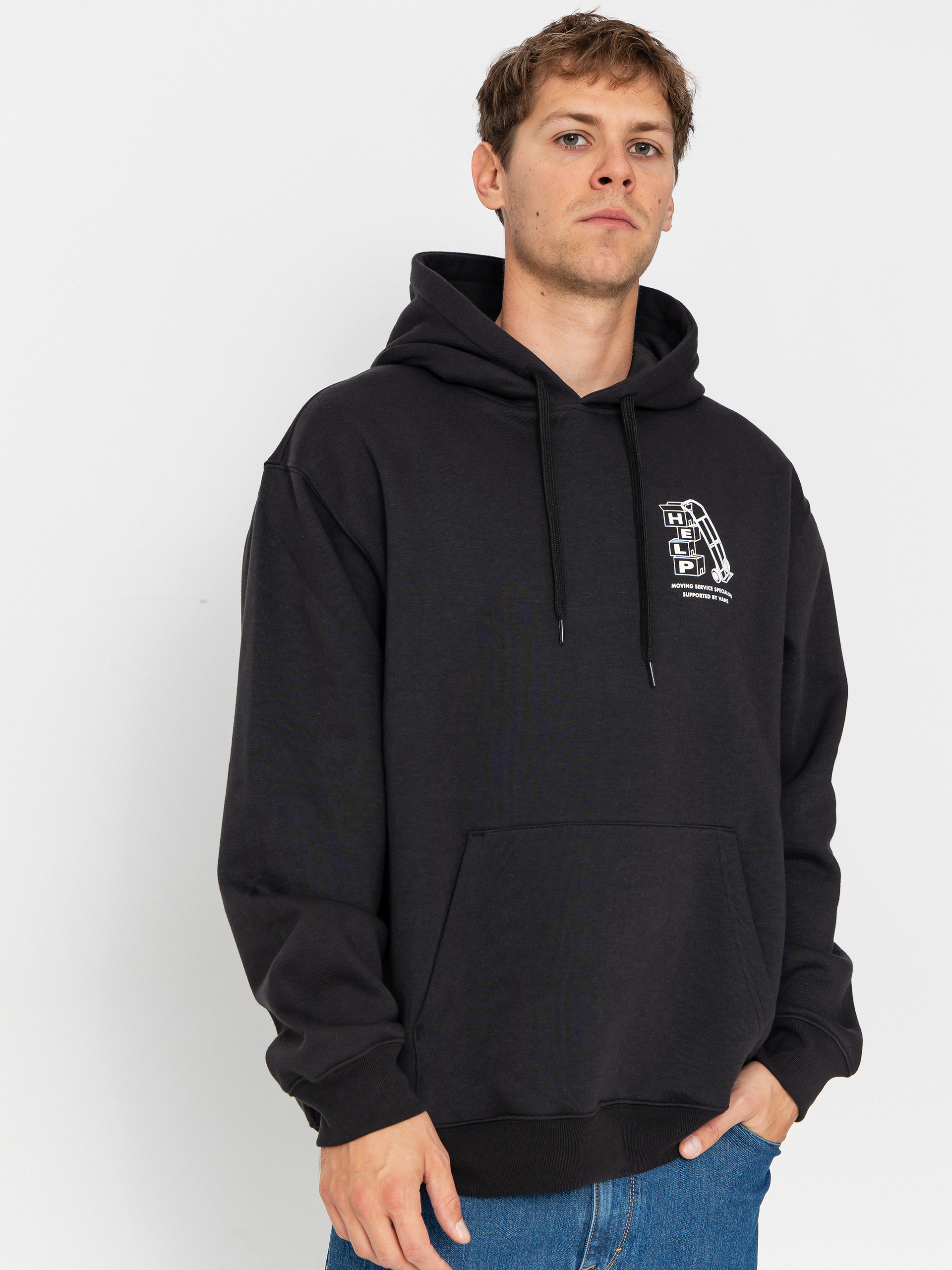 Vans Moving Co HD Kapucnis pulóver (black)
