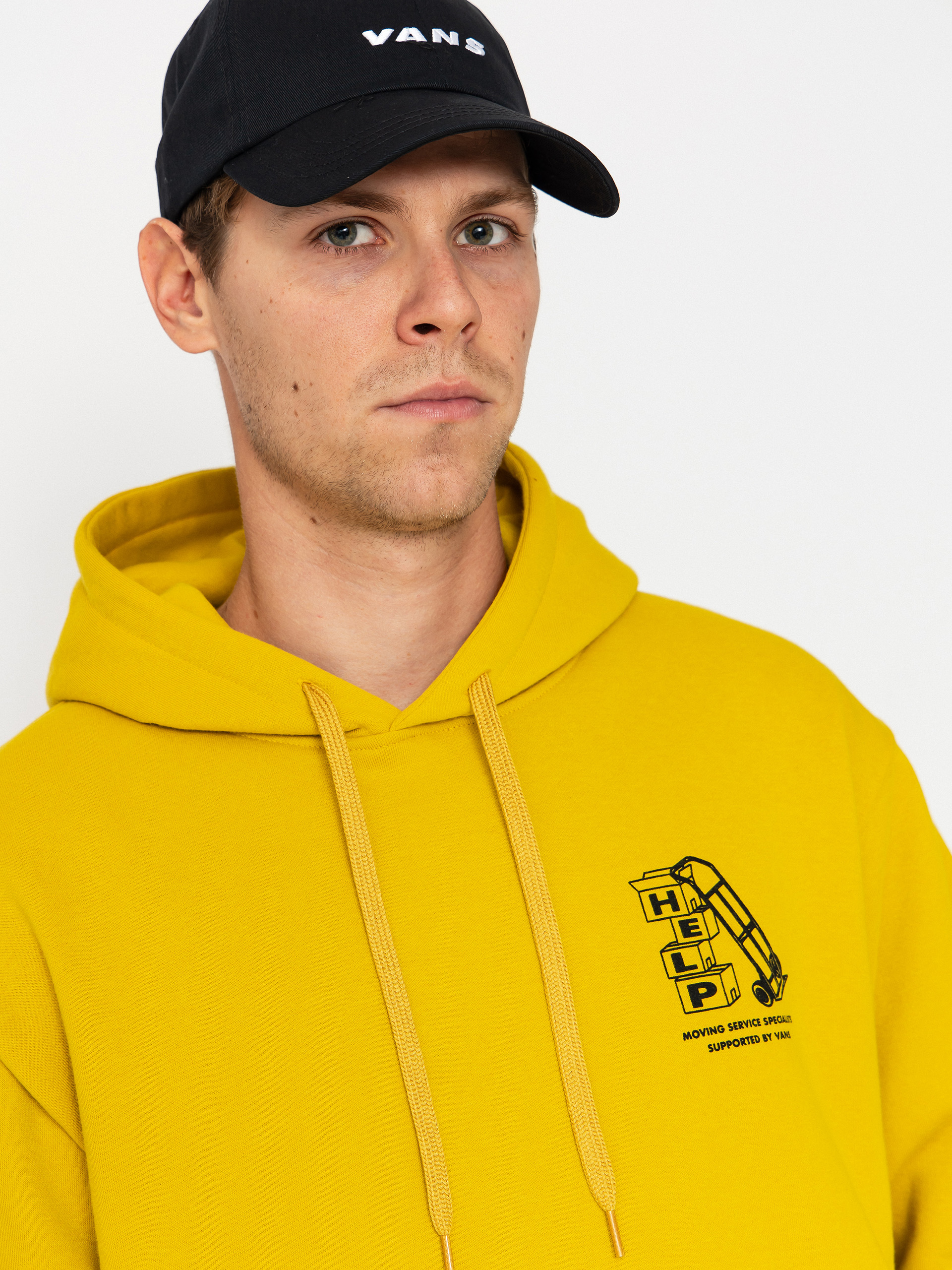 Vans Moving Co HD Kapucnis pulóver (heritage mustard)