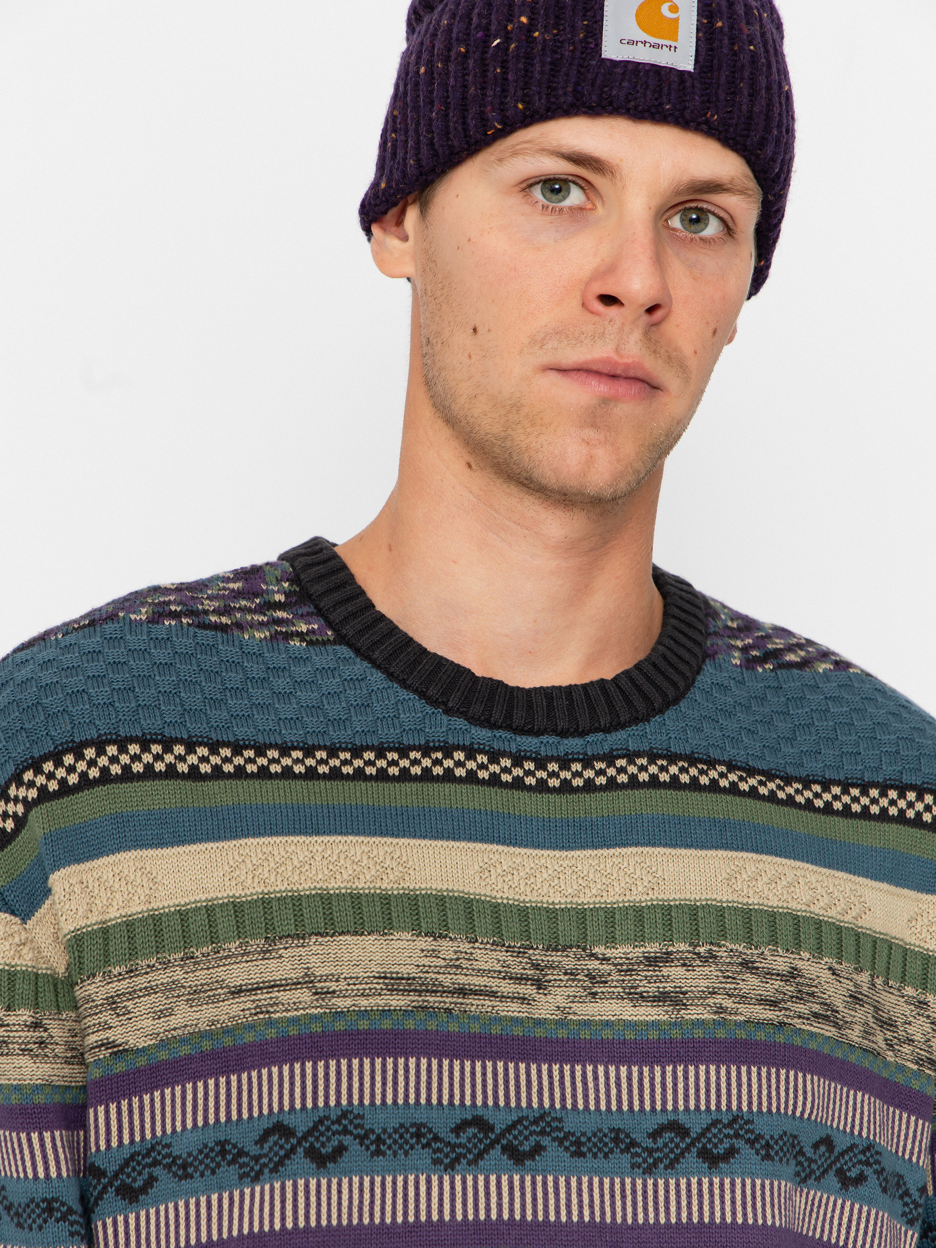 Vans Boyer Crew Sweater Pulóver (black/stargazer)