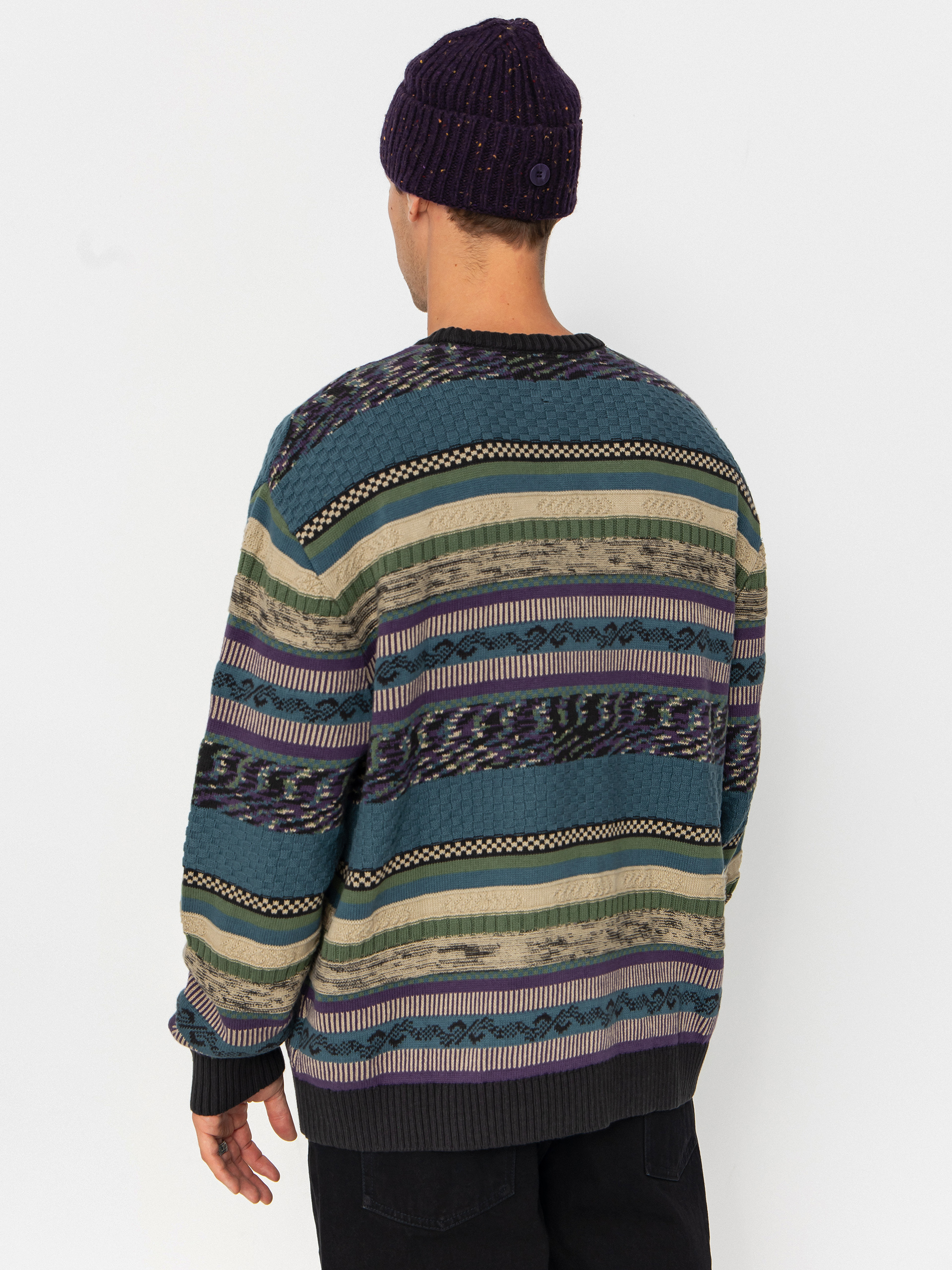 Vans Boyer Crew Sweater Pulóver (black/stargazer)