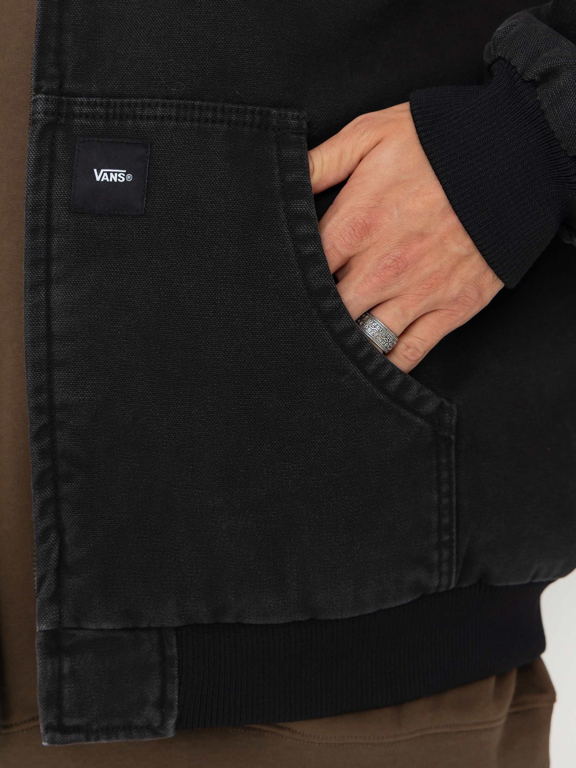 Vans Workwear Canvas Full Zip Dzseki (black)