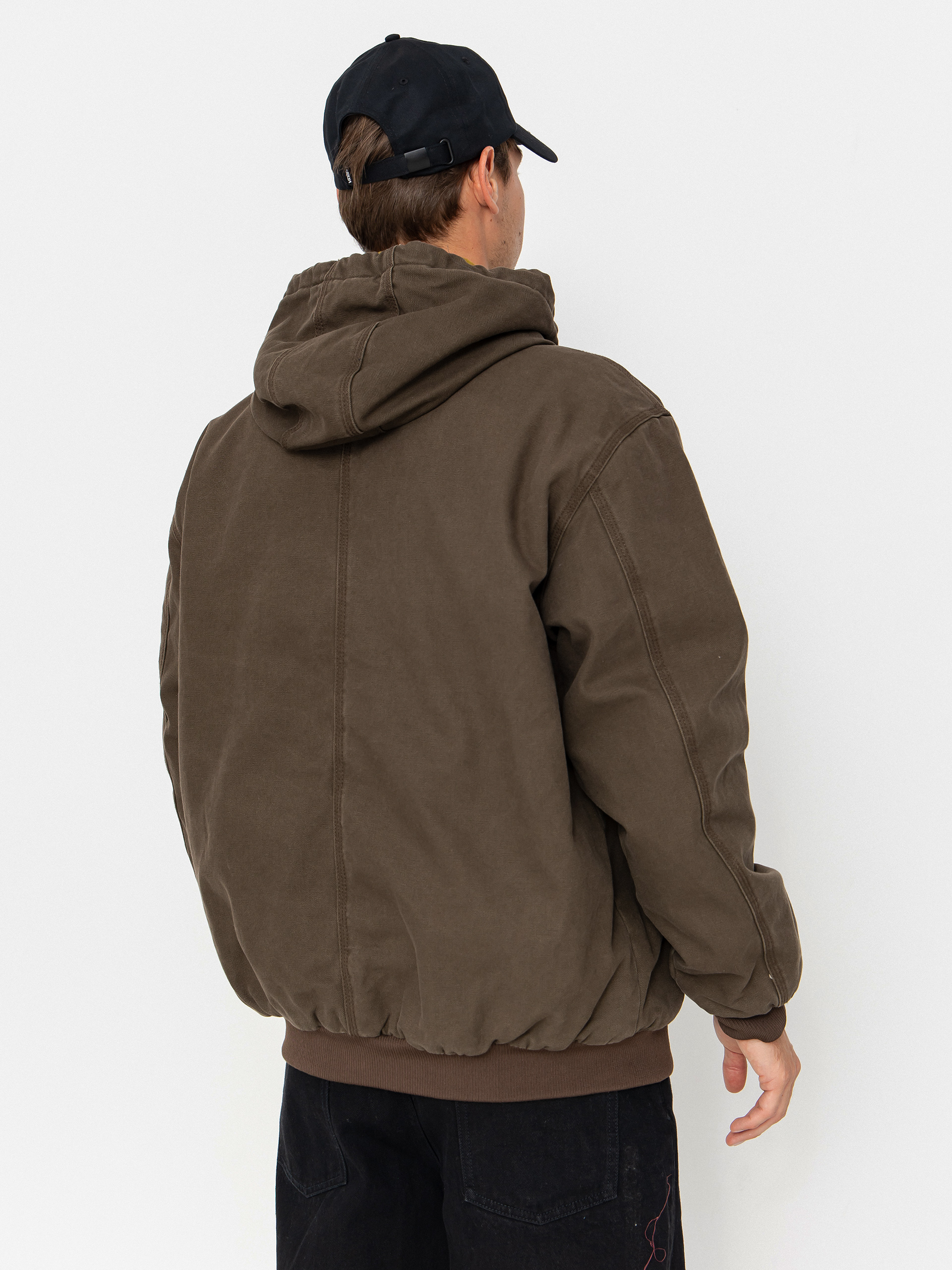 Vans Workwear Canvas Full Zip Dzseki (coal brown)