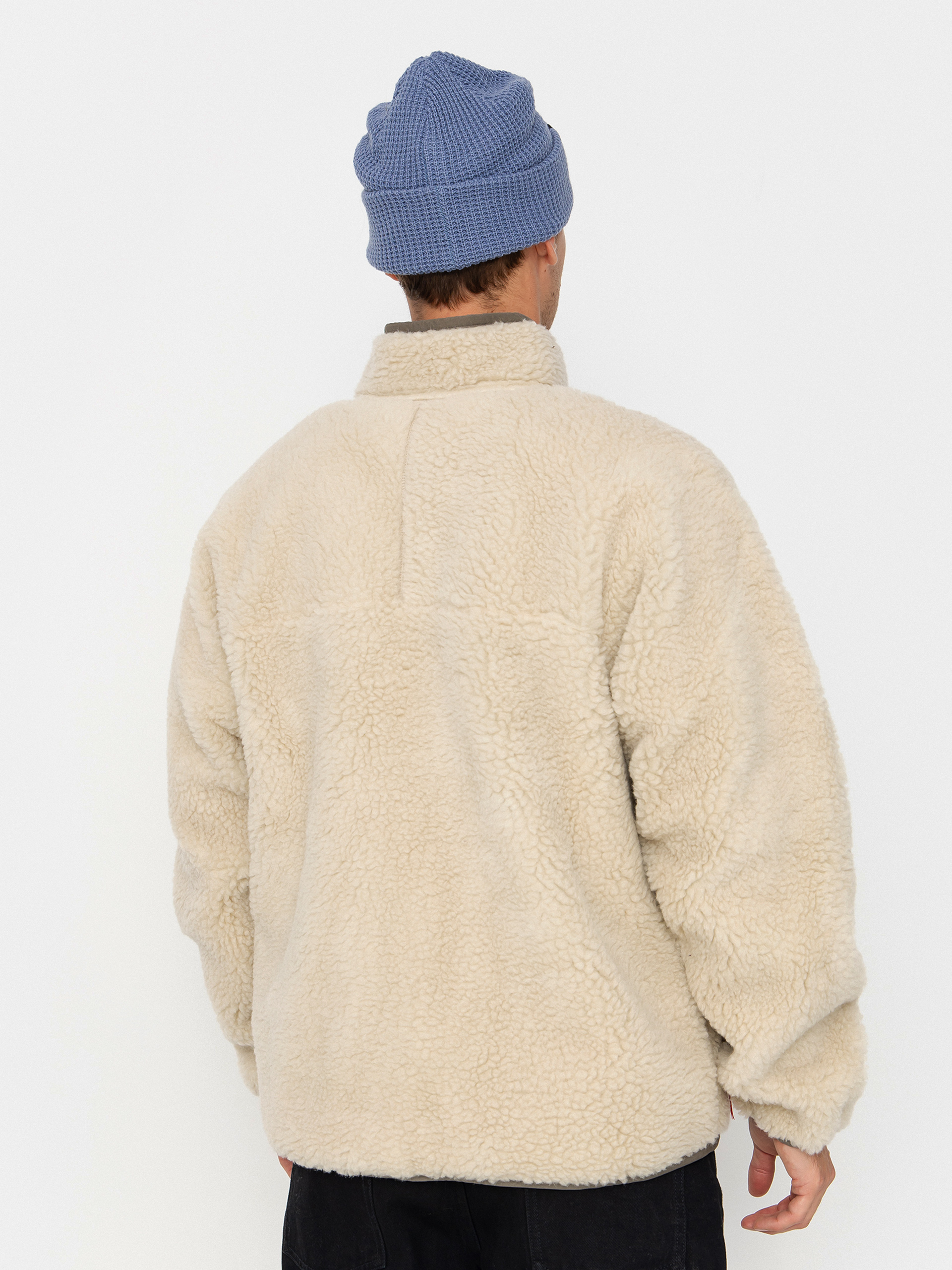Patagonia Natural Blend Retro Cardigan Pulóver (dark natural w/marlow brown)