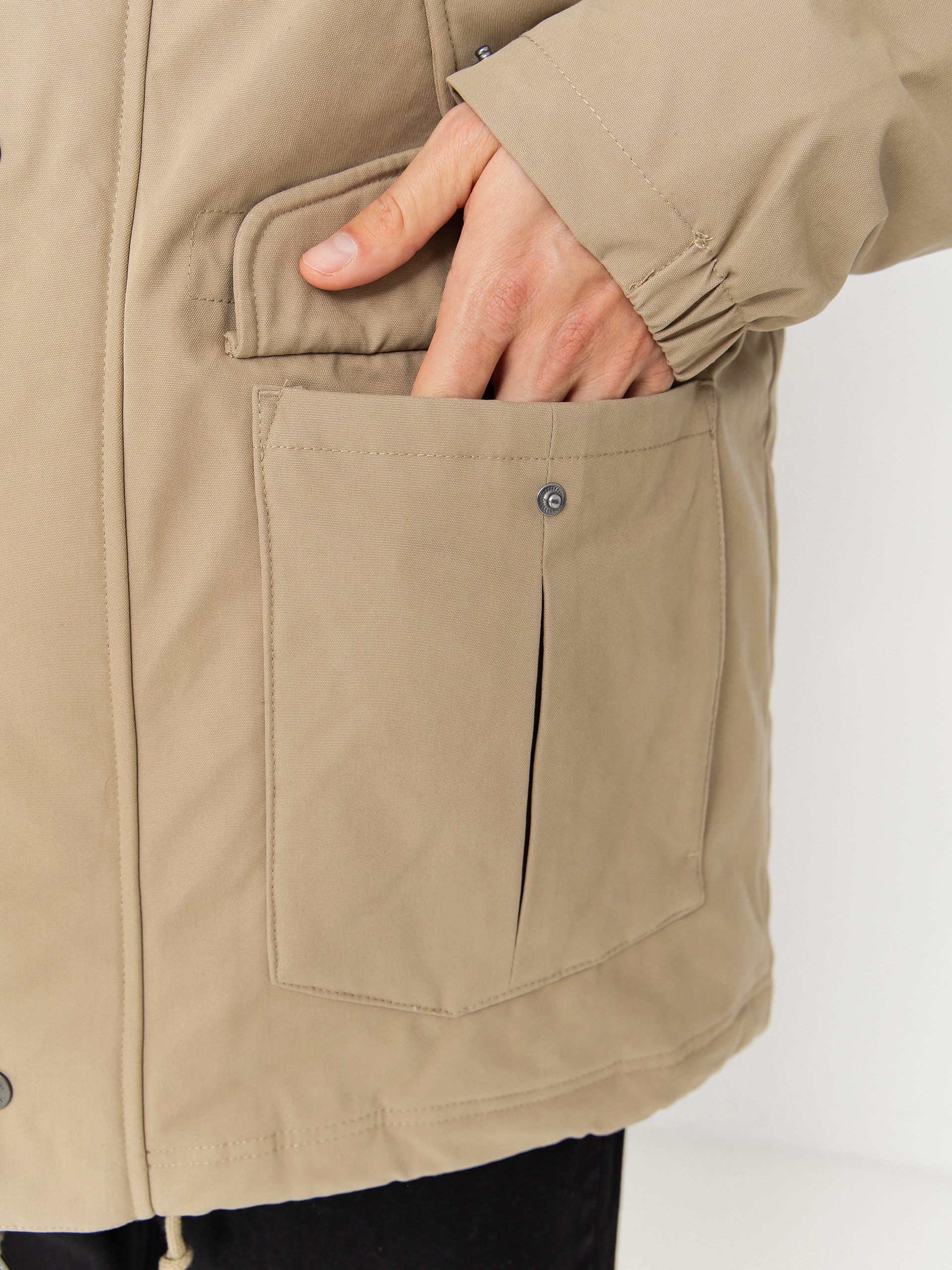 Volcom Starget 5K Parka Dzseki (khaki)