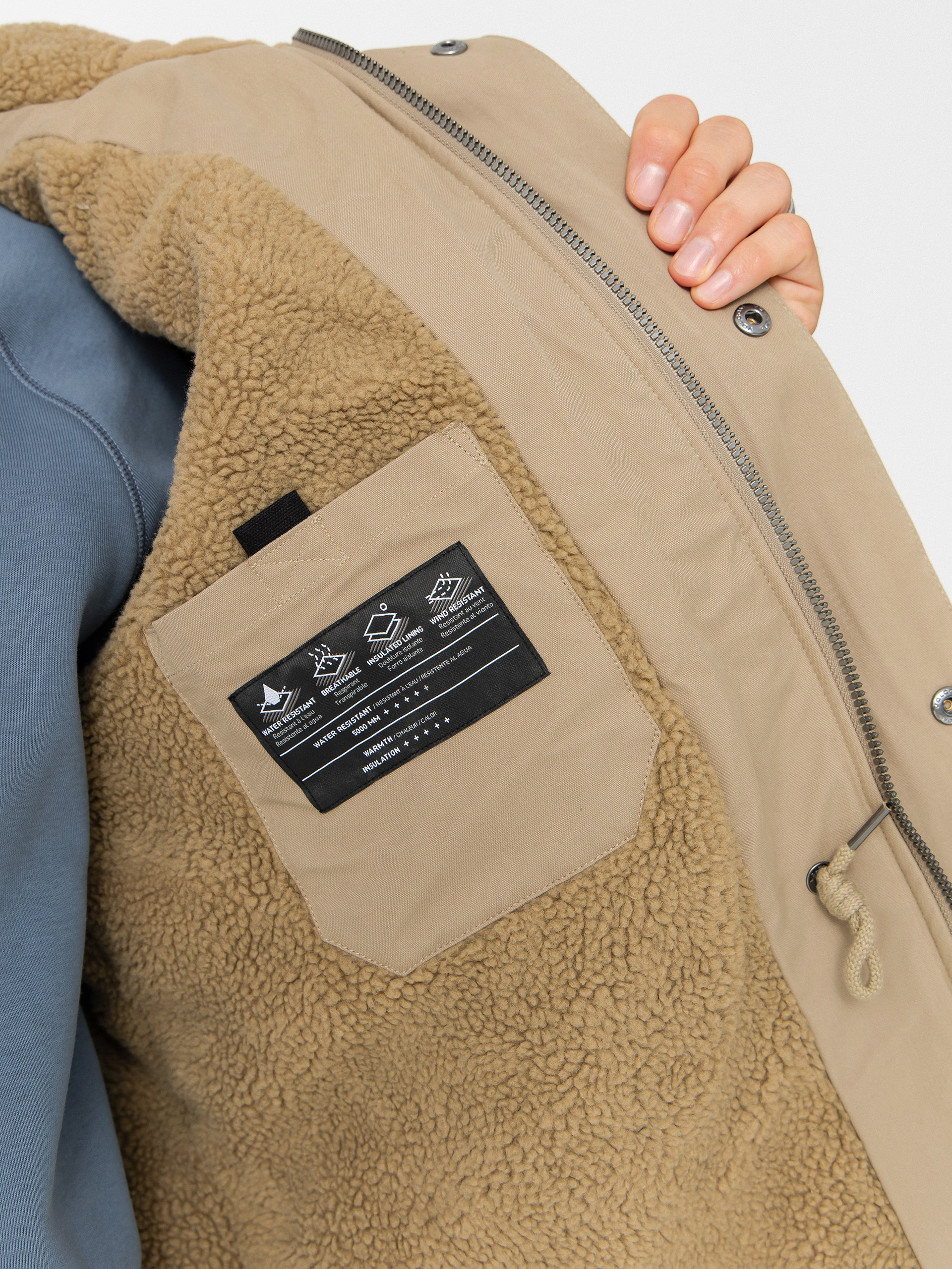 Volcom Starget 5K Parka Dzseki (khaki)