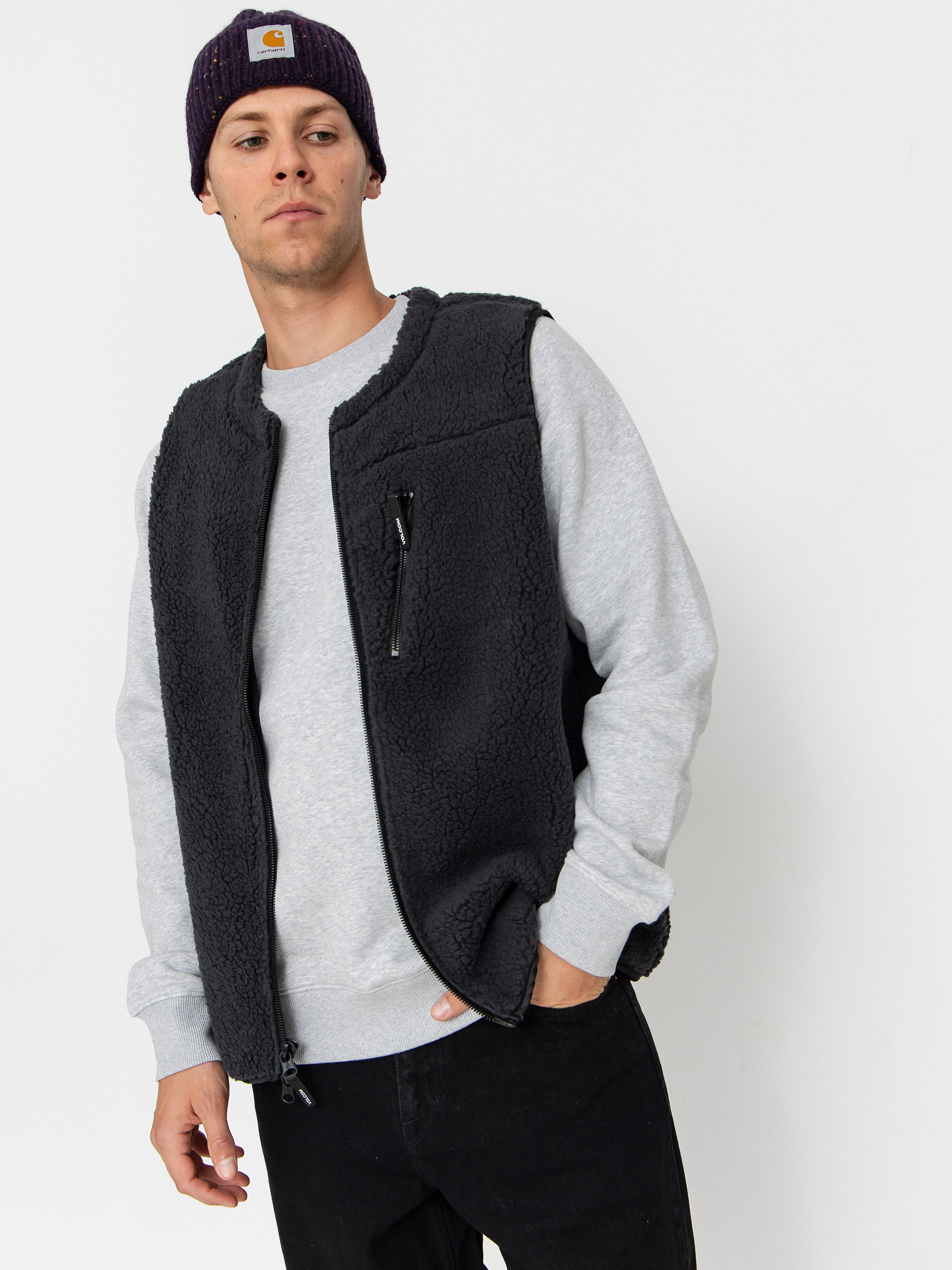 Volcom Arch Stone Mellény (asphalt black)