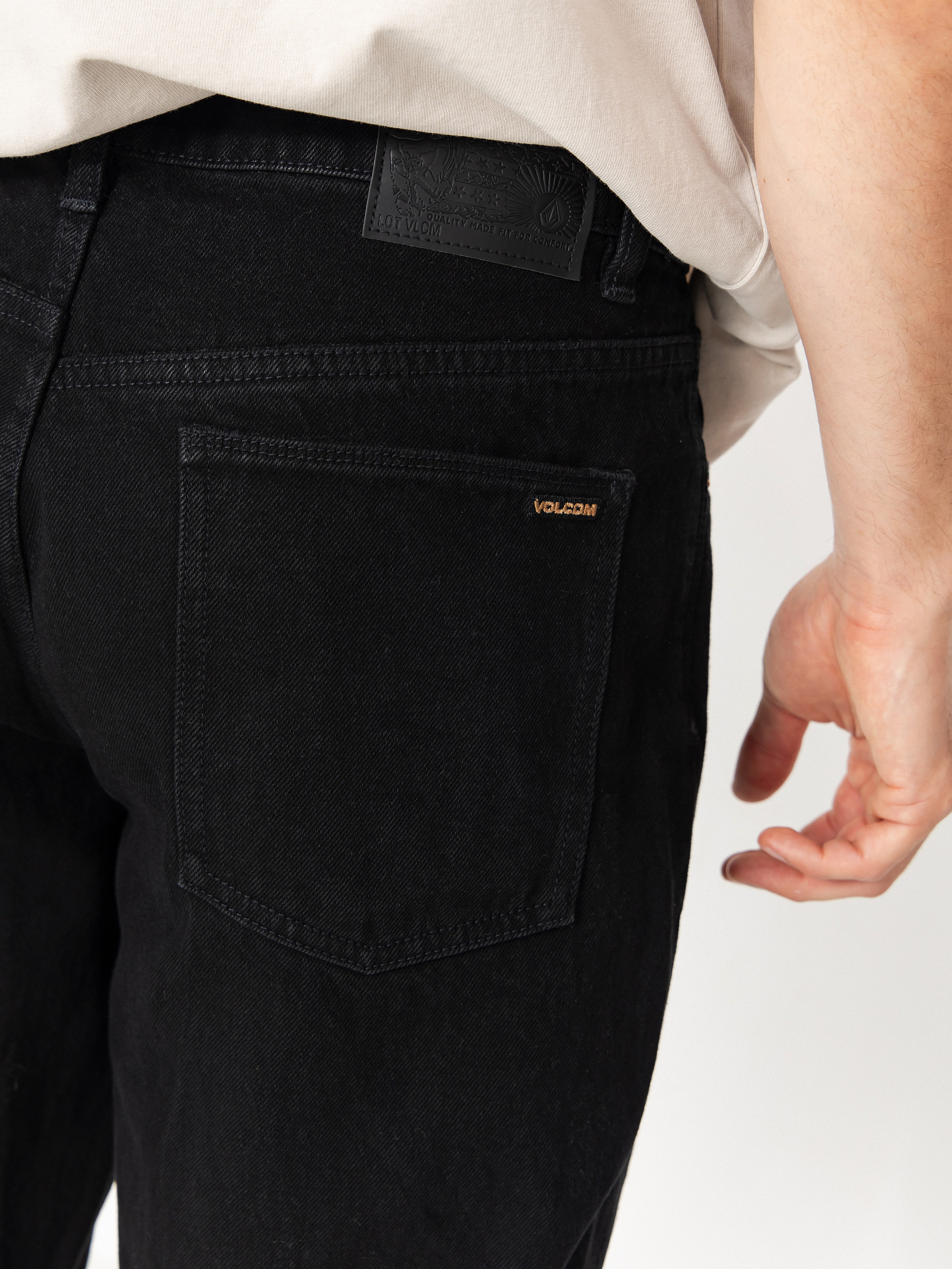 Volcom Fivedown Denim Kisnadrág (black)