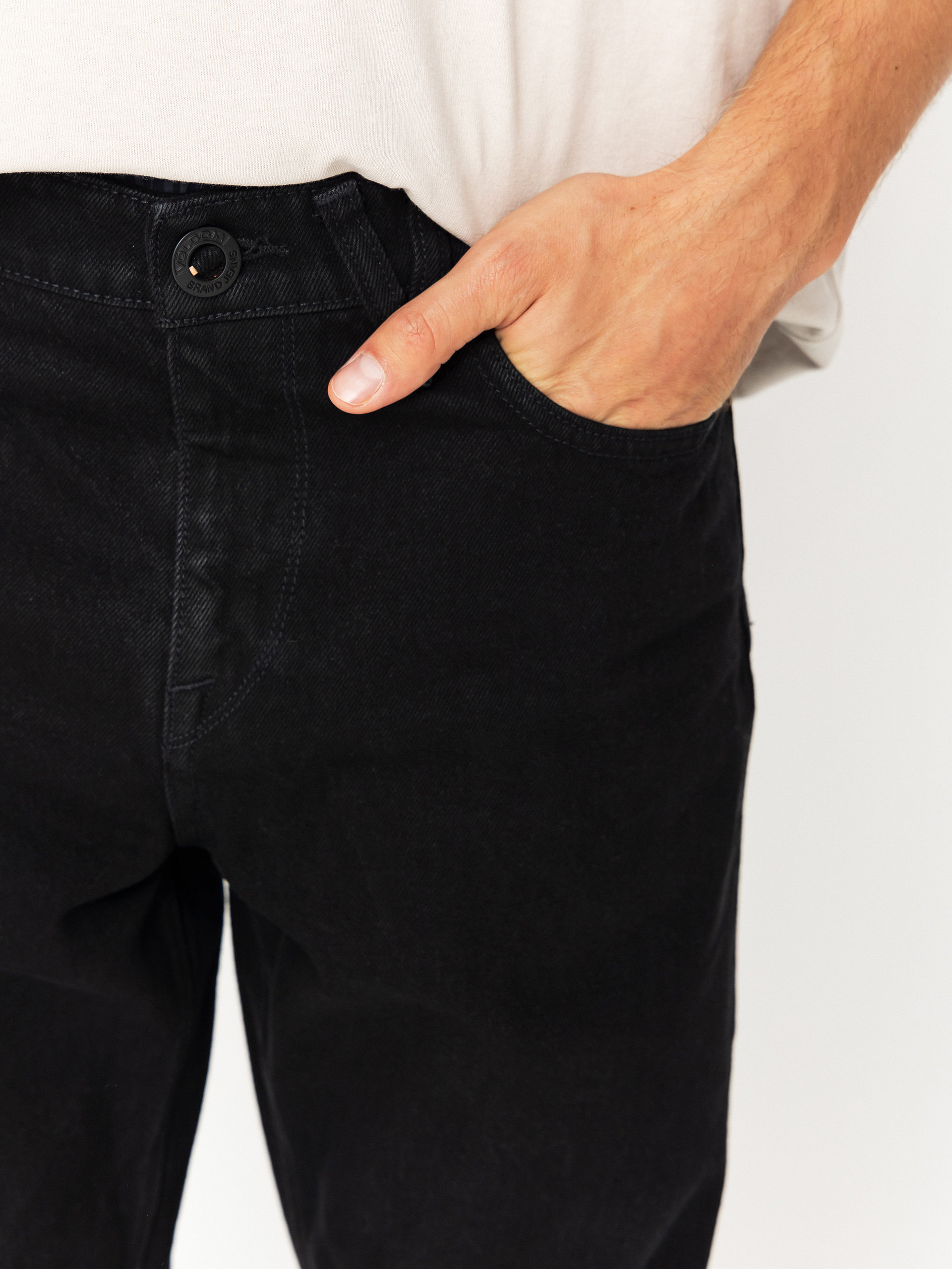 Volcom Fivedown Denim Kisnadrág (black)