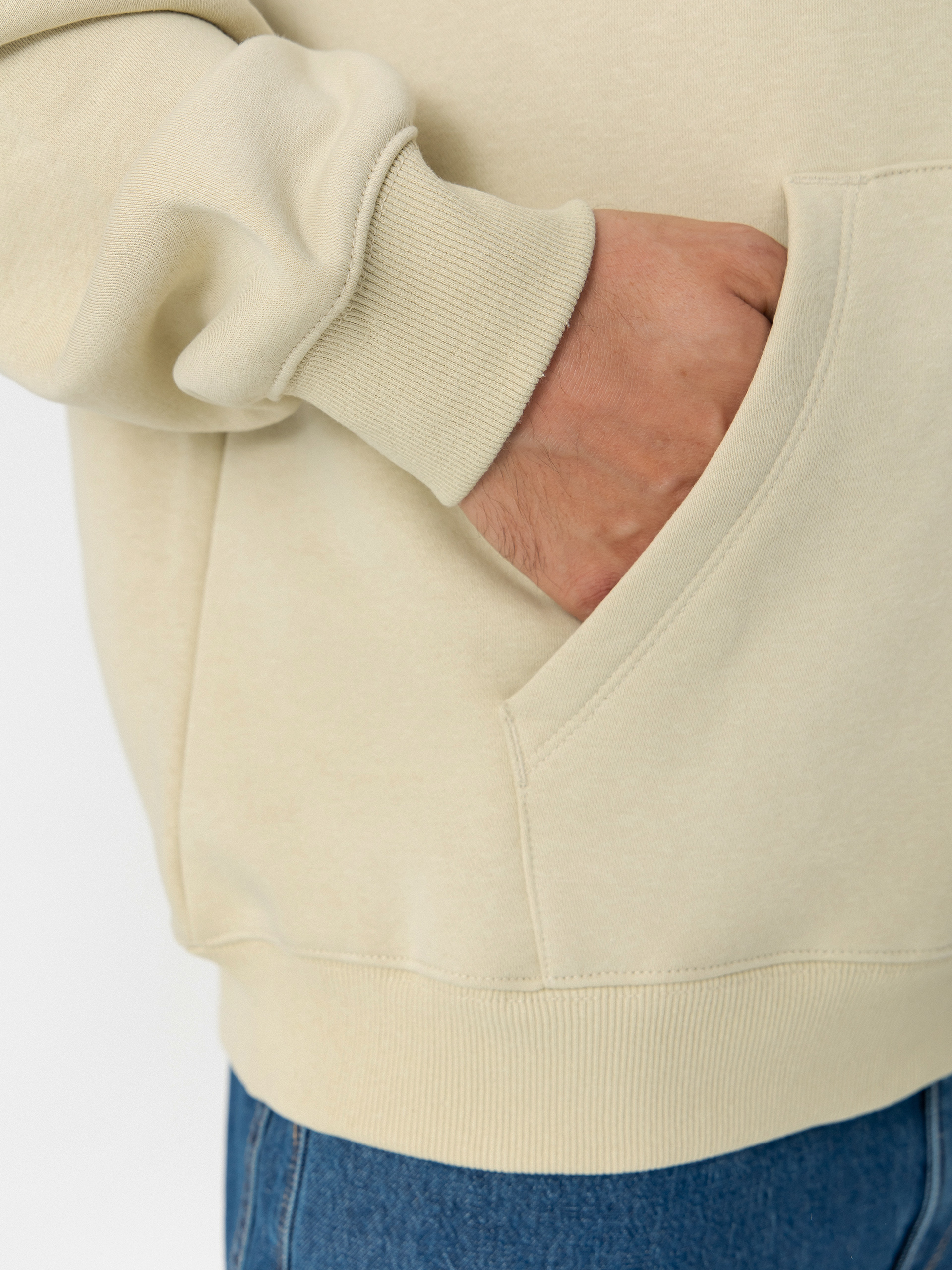 Kapucnis pulóver Volcom Single Stone HD (light beige)