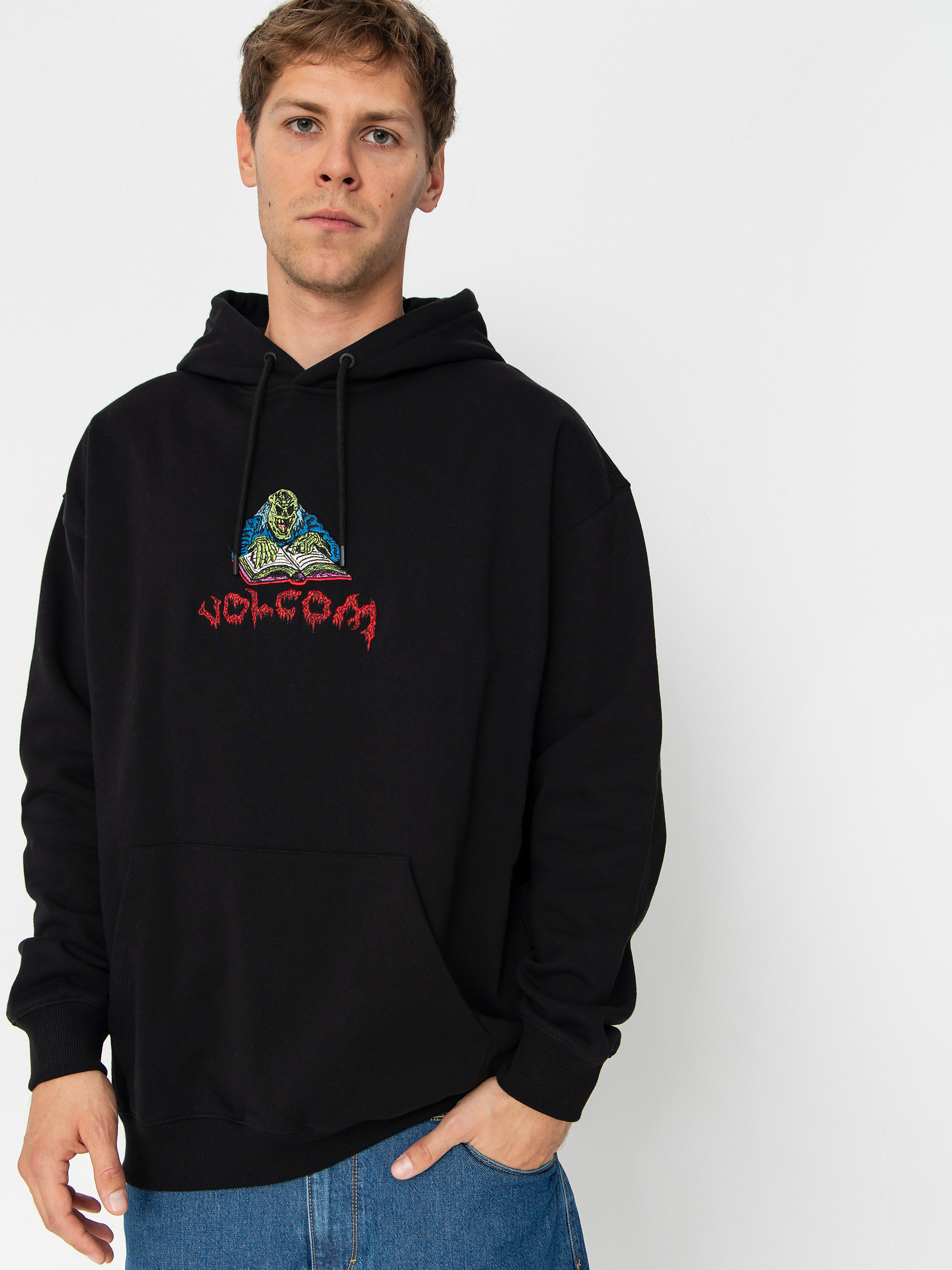 Volcom Fa Jj Villard HD Kapucnis pulóver (black)