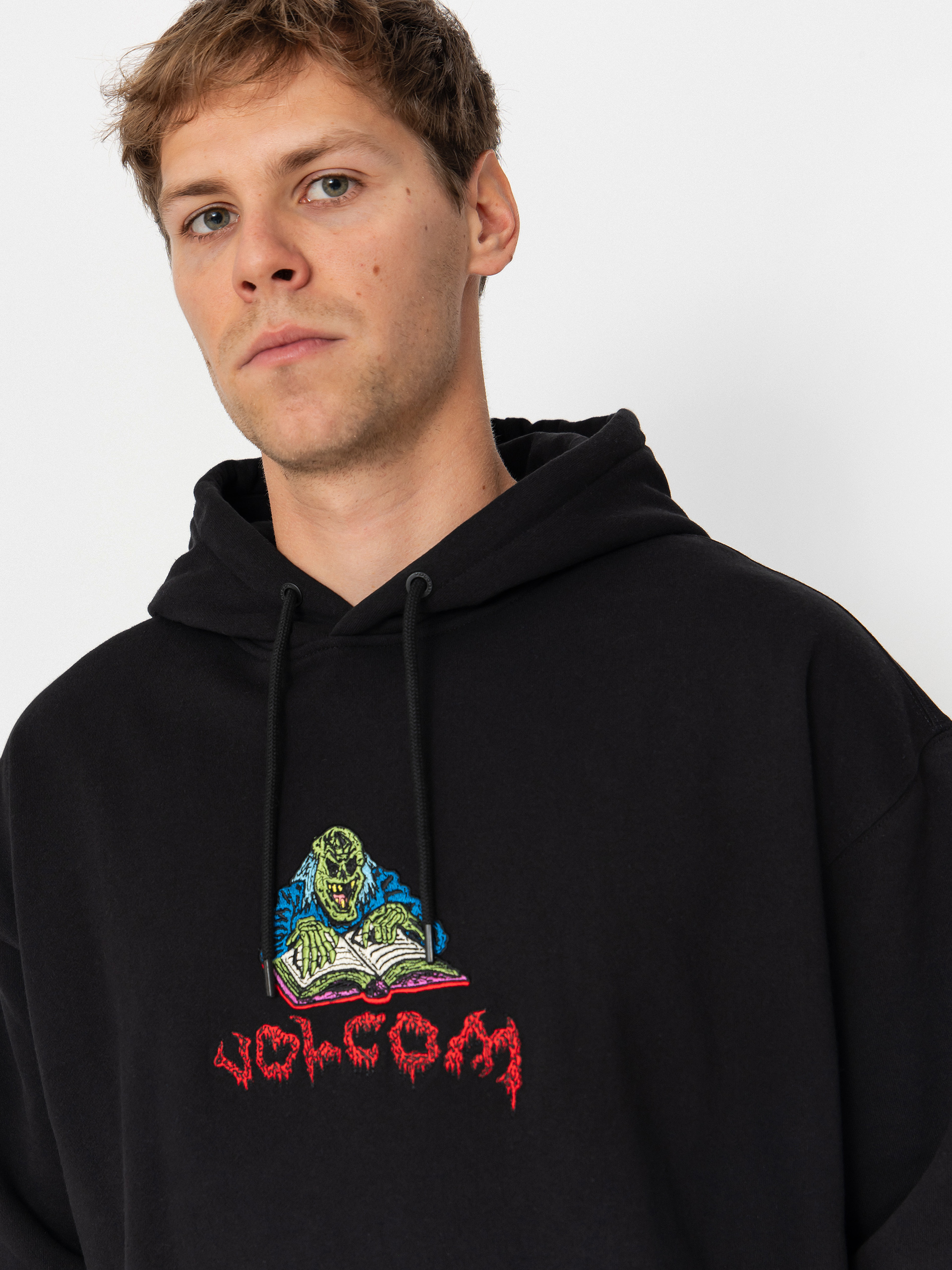 Volcom Fa Jj Villard HD Kapucnis pulóver (black)