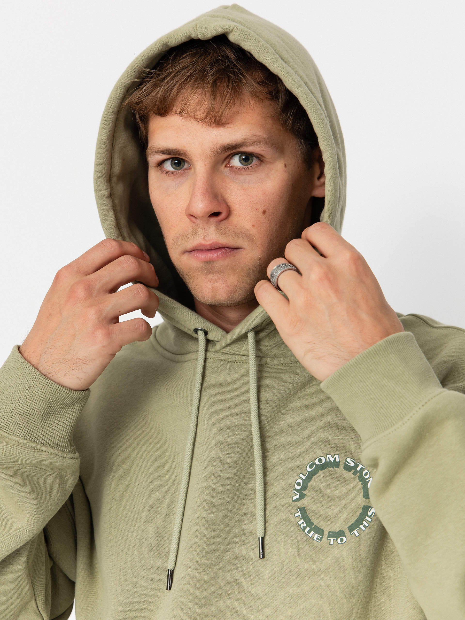 Volcom Watanite HD Kapucnis pulóver (green tea)