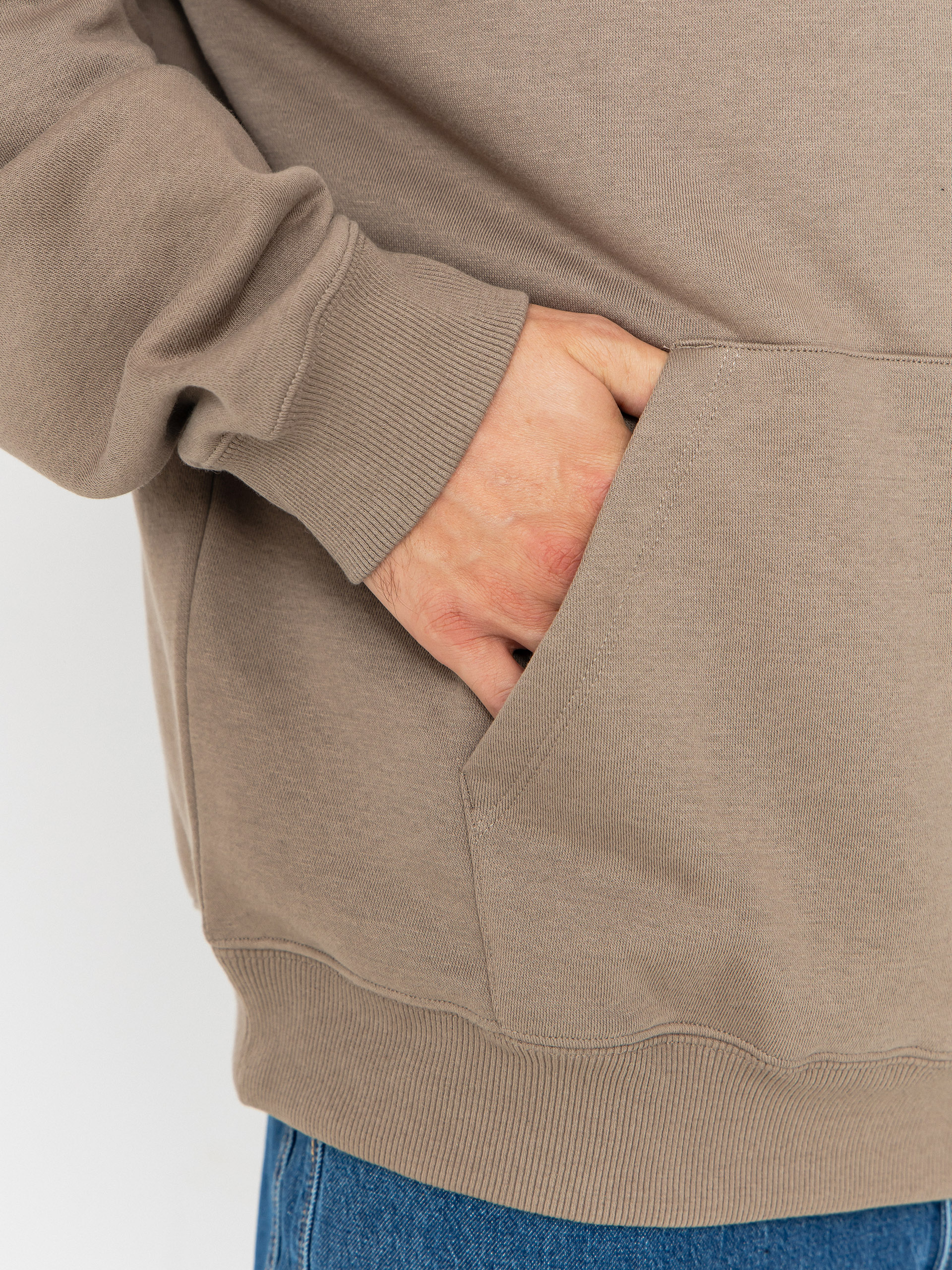 Kapucnis pulóver Volcom Chomp Chomp HD (brindle)