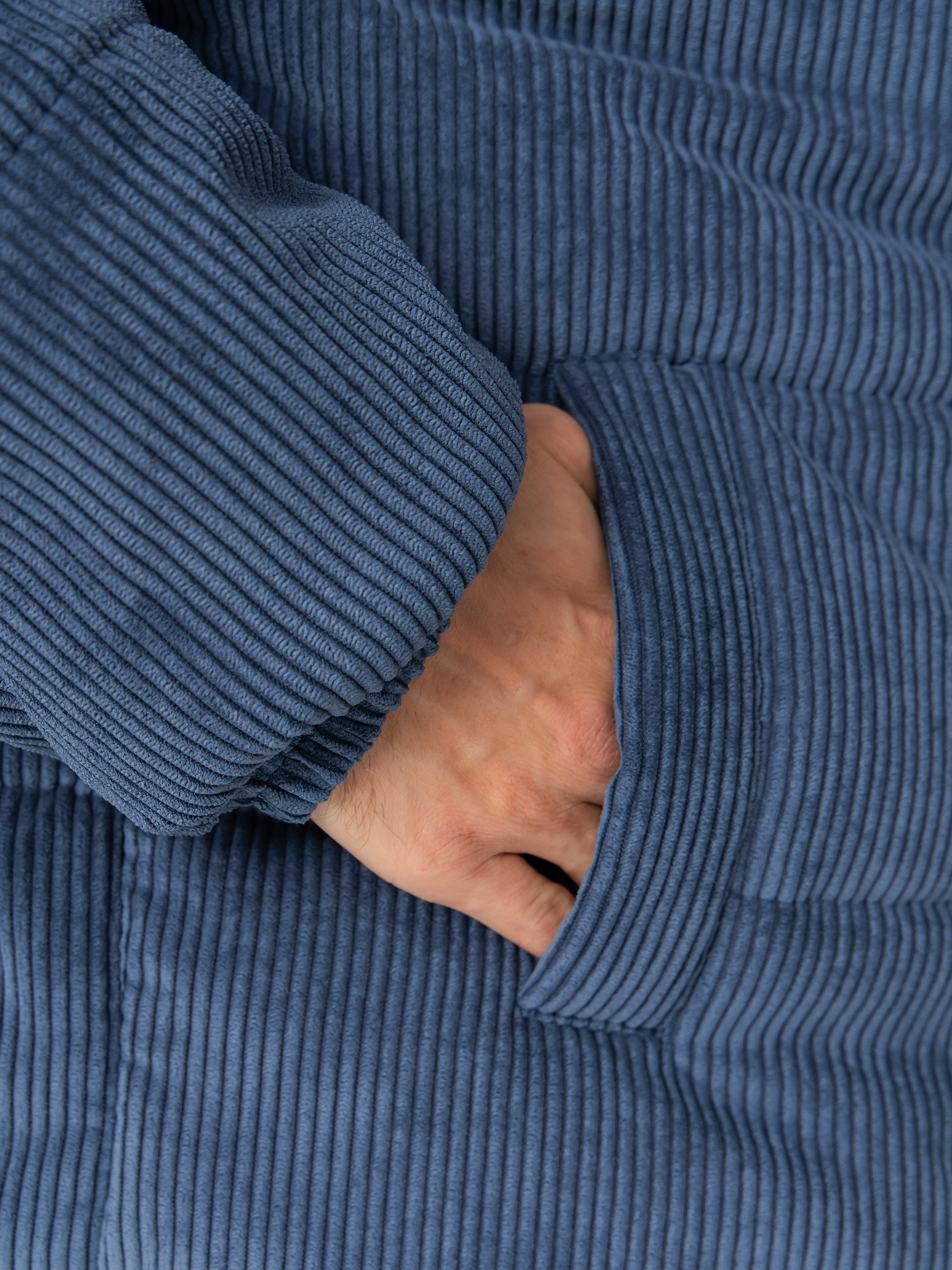 New Balance Corduroy Puffer Dzseki (blue)